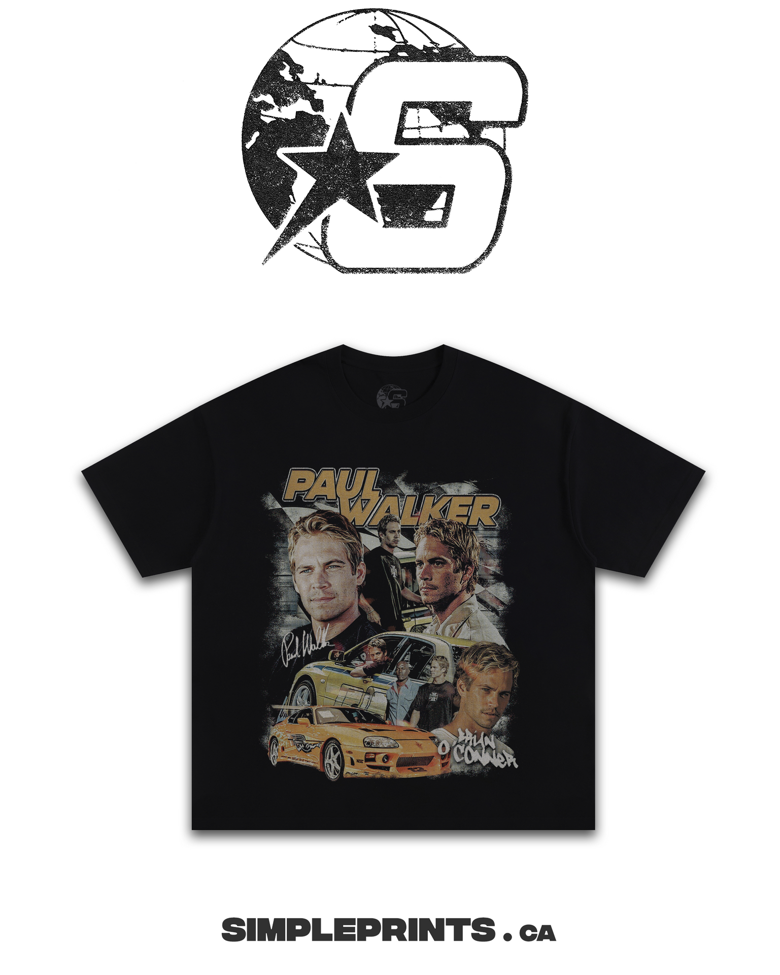 PAUL WALKER Graphic T-Shirt
