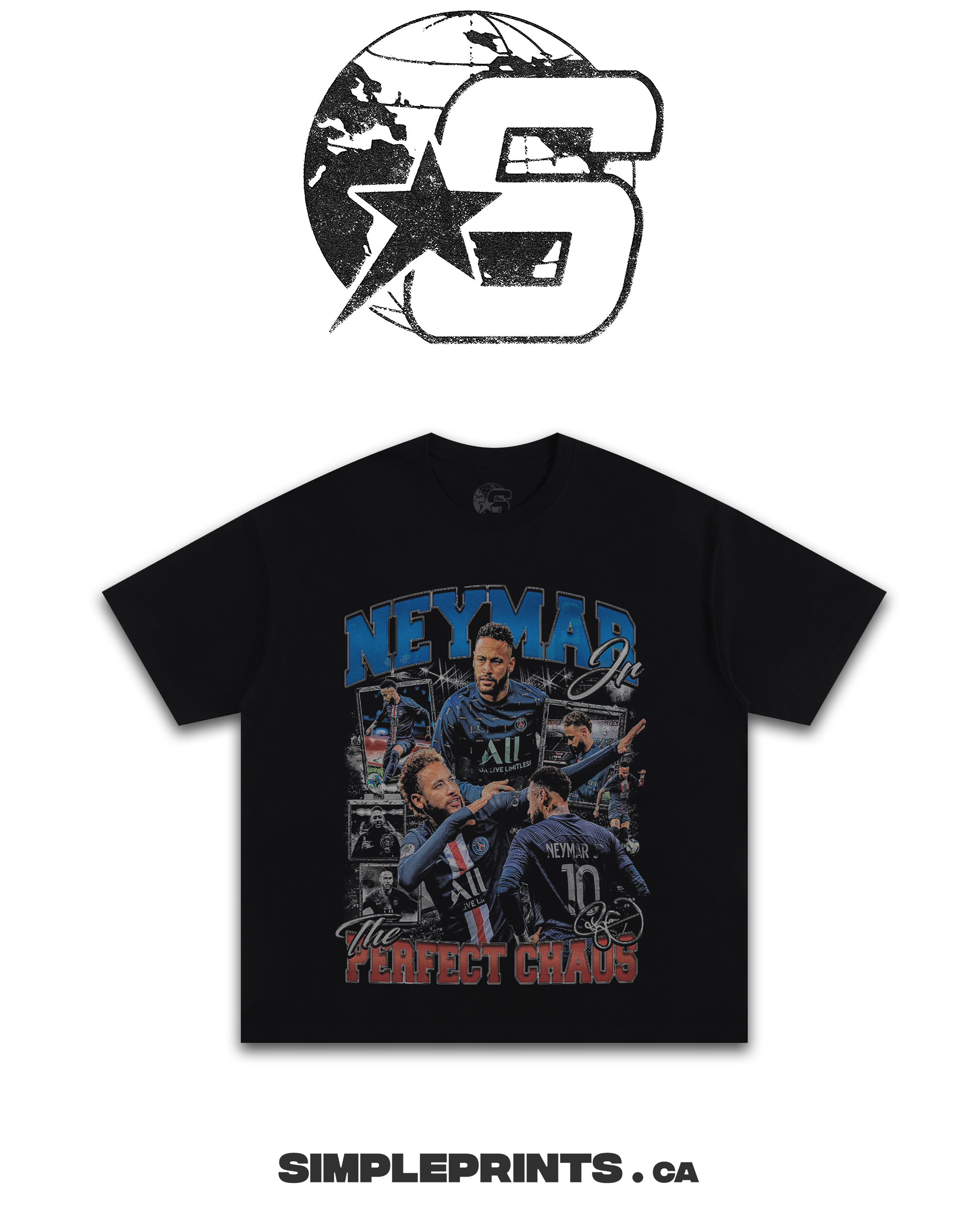 NEYMAR JR Graphic T-Shirt Shopify Collective Simpleprints t-shirt tops