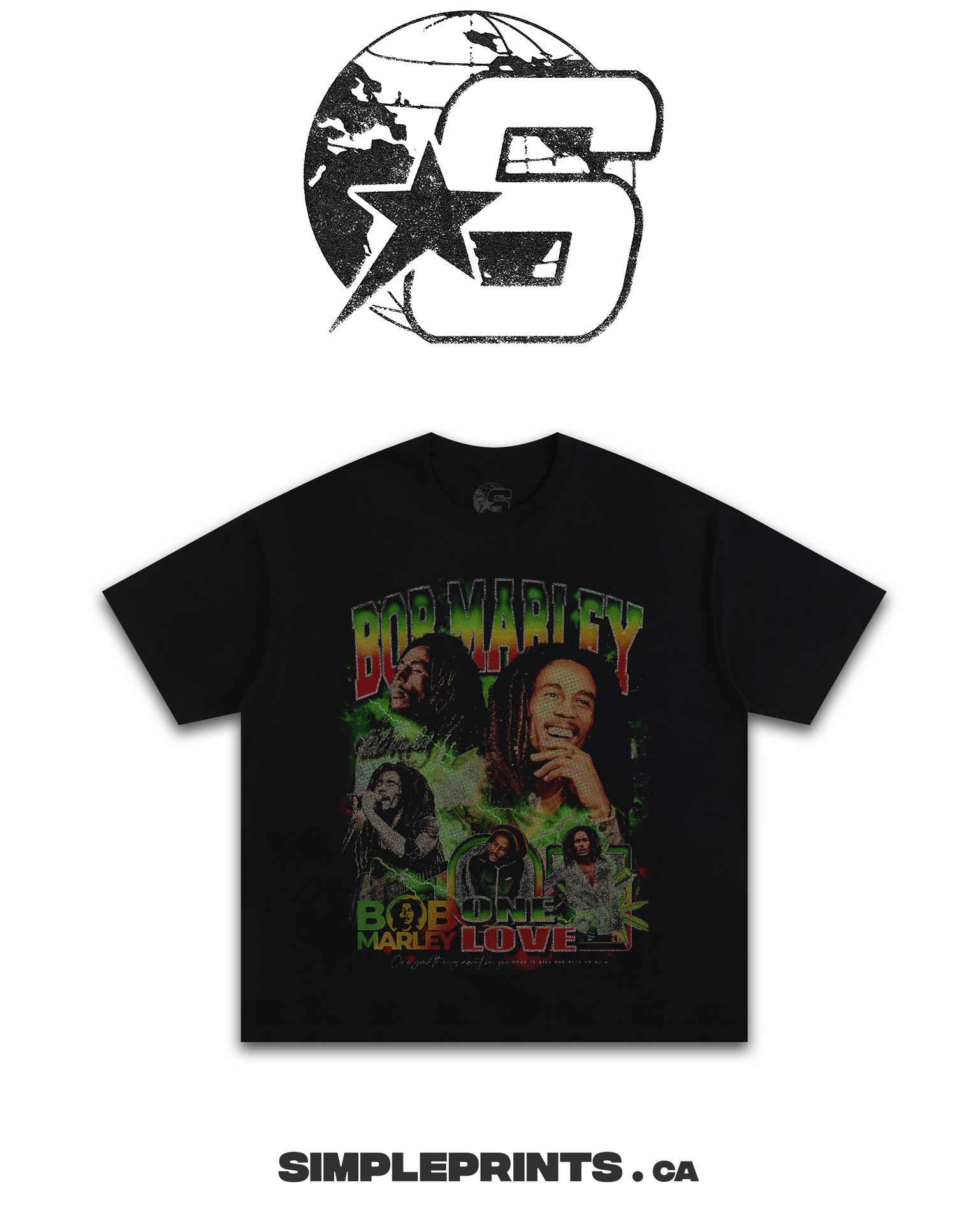 BOB MARLEY Graphic T-Shirt