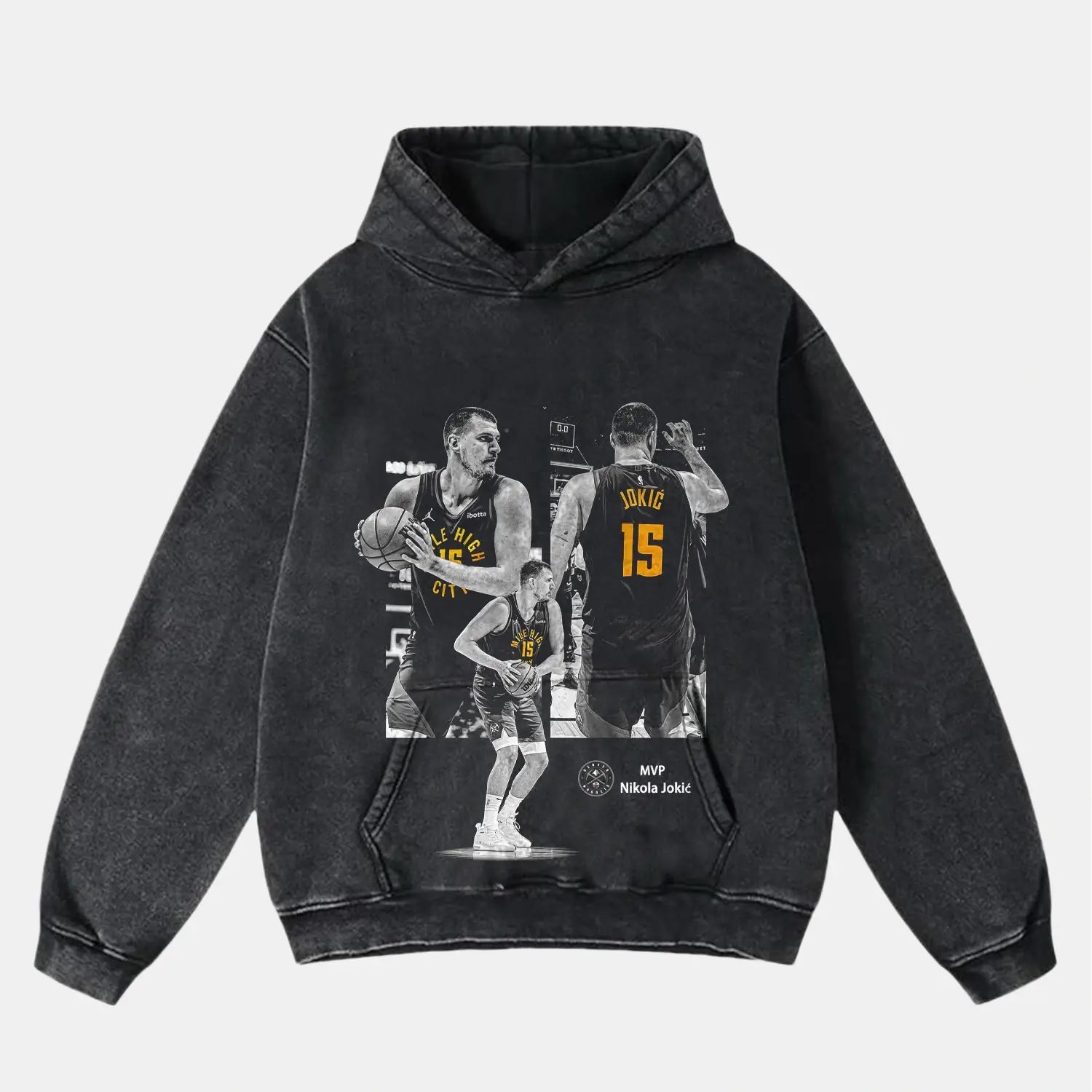 NIKOLA JOKIĆ VINTAGE CLOTHES 2.0 PEPPER HOODIE BASKETBALL NBA SPORT