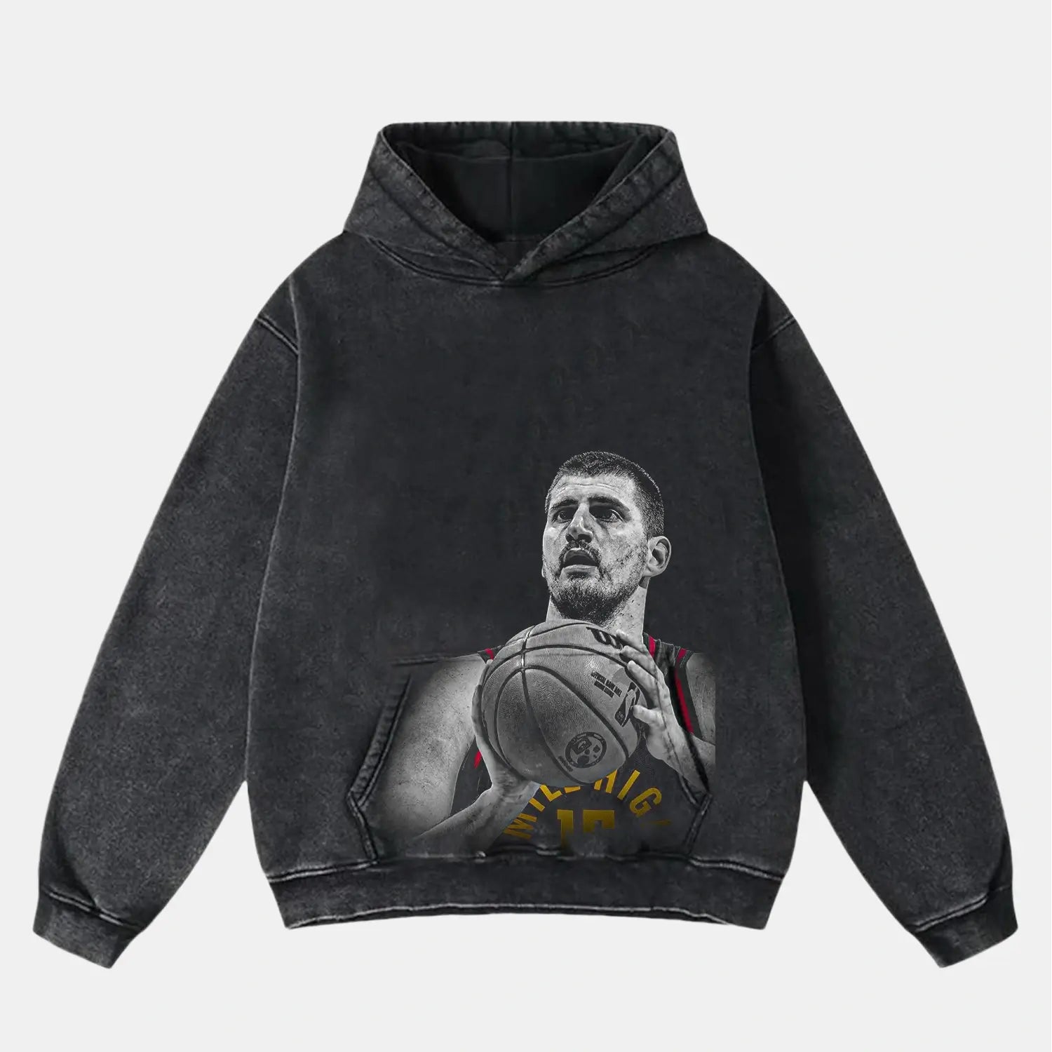 NIKOLA JOKIĆ VINTAGE CLOTHES 3.0 PEPPER HOODIE BASKETBALL NBA SPORT