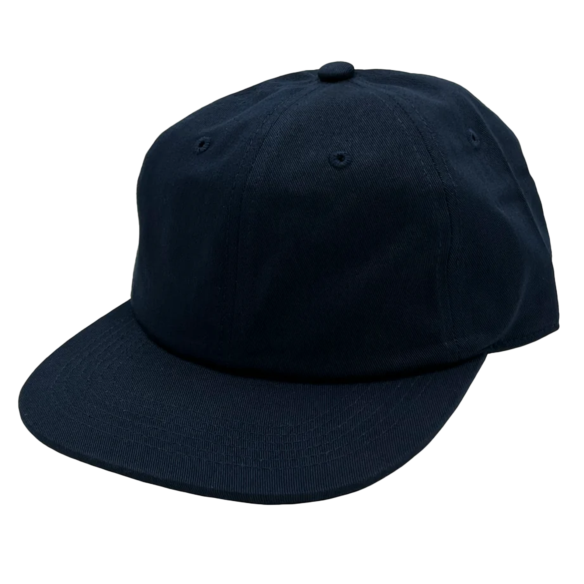 GNV-1004SBP - 6P Washed Cotton Navy One Size 6 PANELS COTTON FLAT low profile nissi caps SNAPBACK UNSTRUCTURED