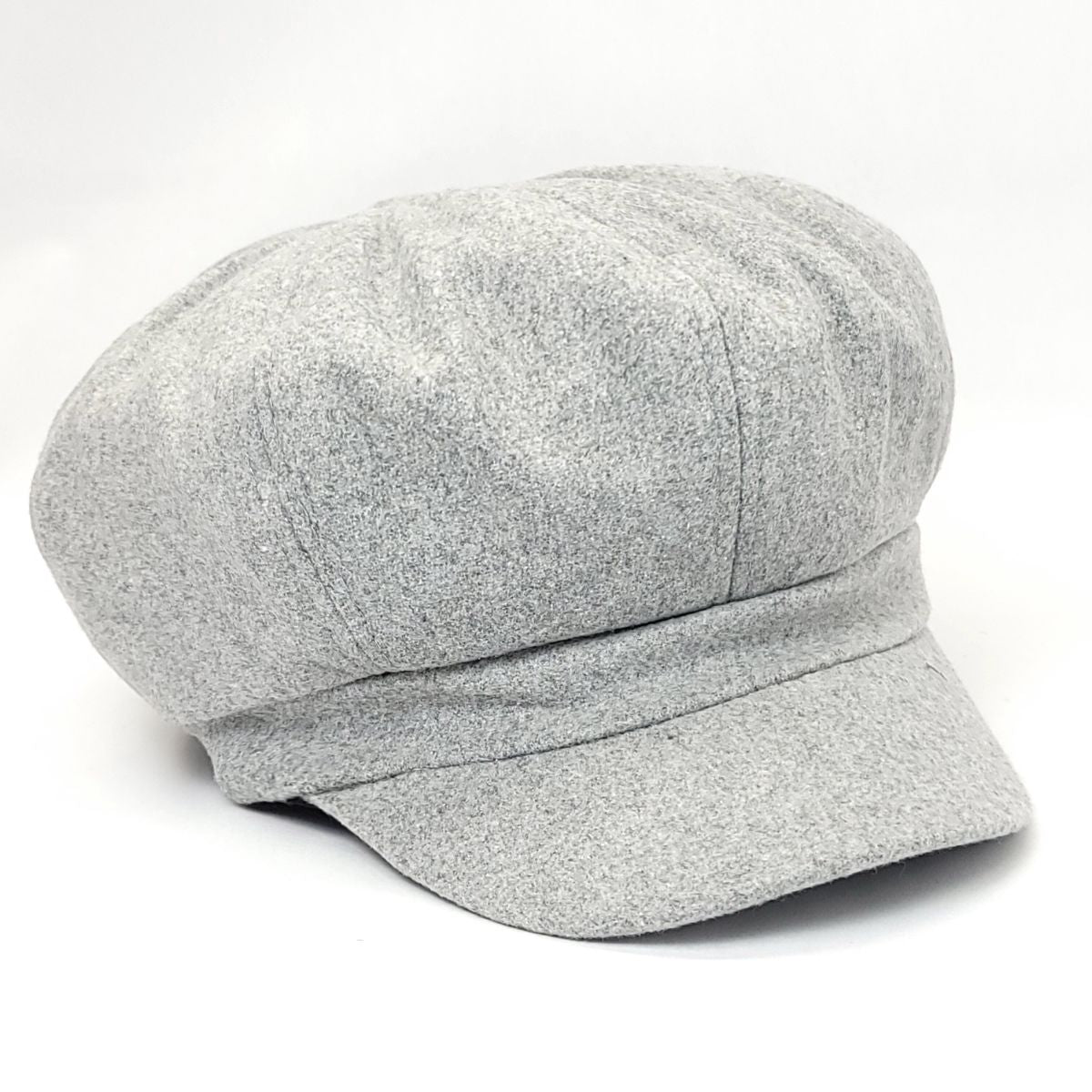 Newsboy Hat - Solid Colour, Light Grey & Grey Light Grey OSFA Dozen Special Mix&Match