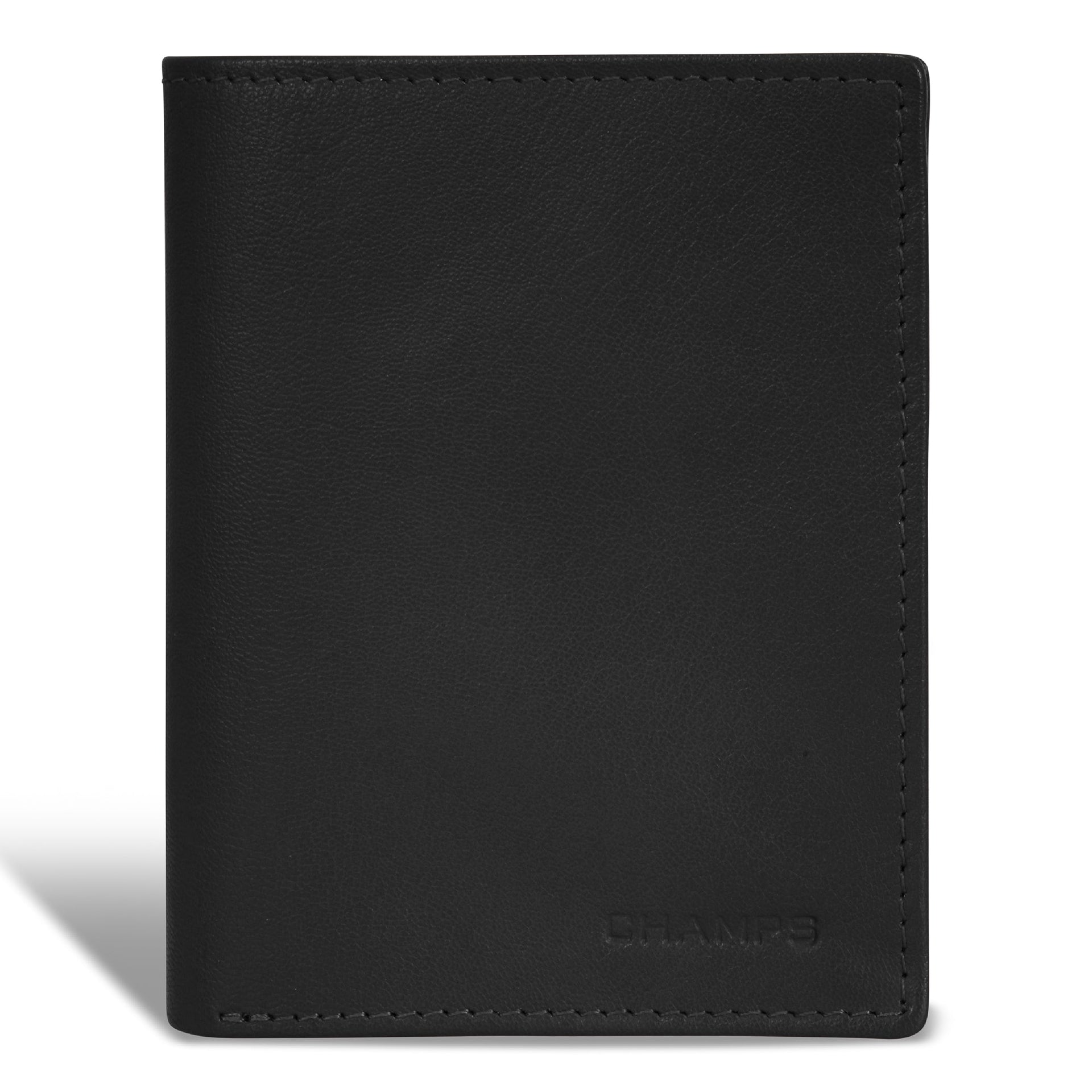 Onyx / Leather Vertical Wallet Black Champs Luggage Shopify Collective