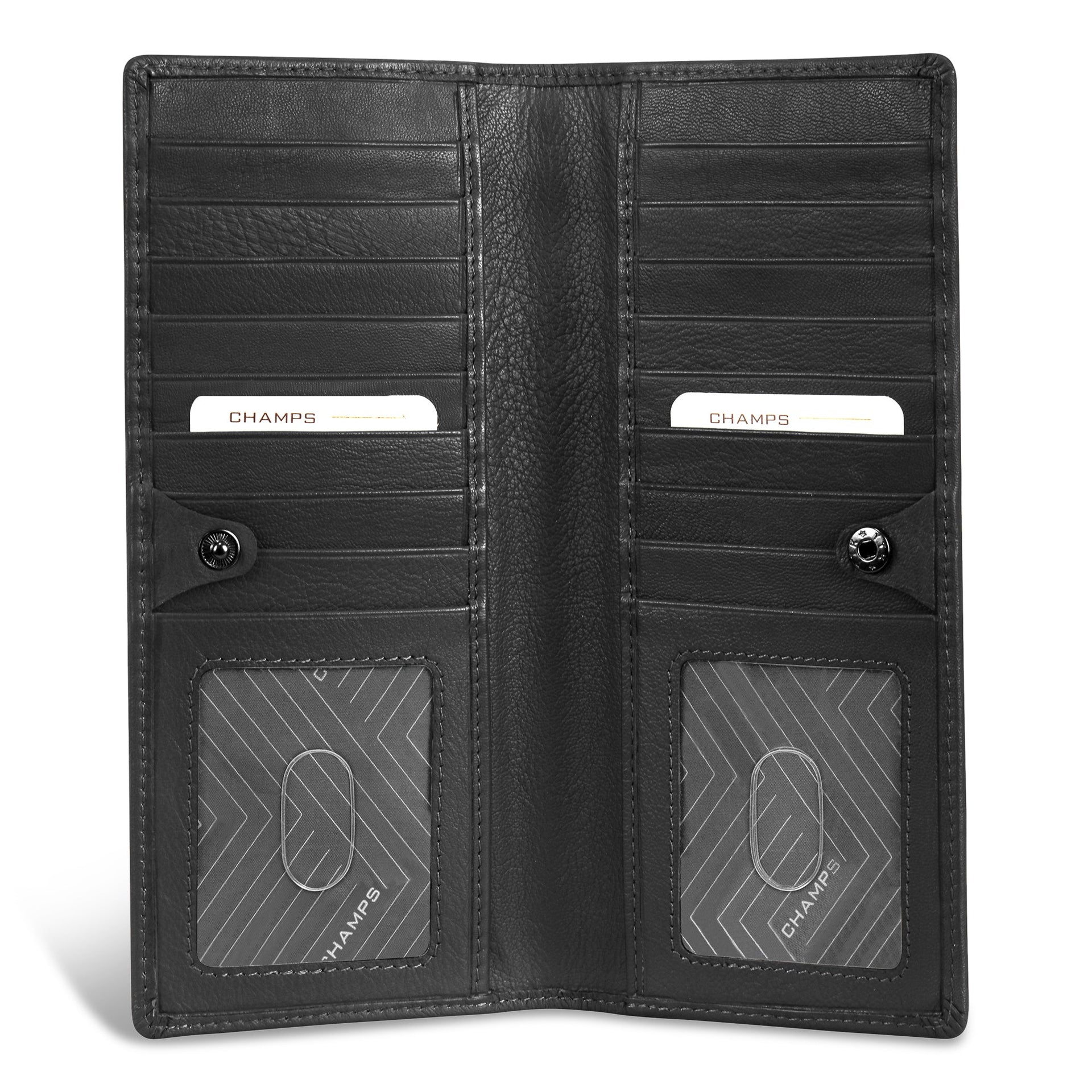 Onyx / Leather Breast Wallet Champs Luggage Shopify Collective