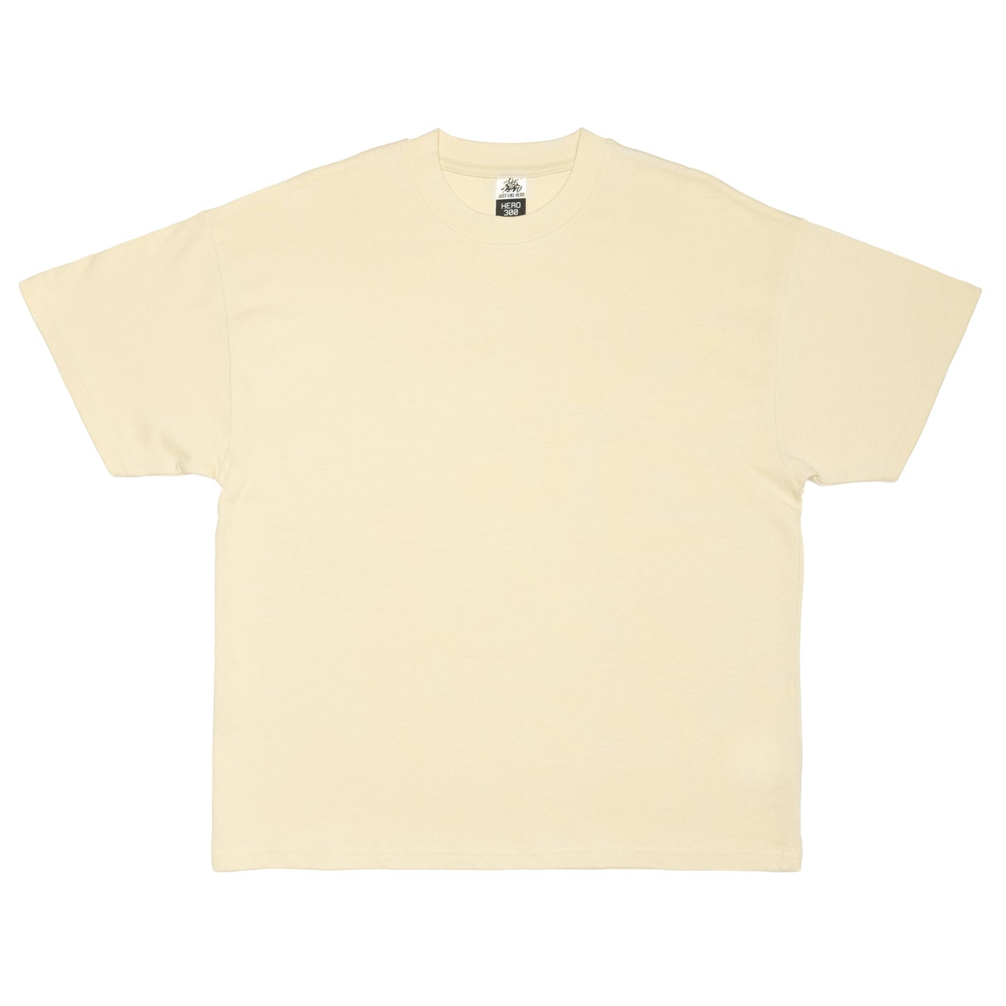 HERO-300 Unisex Super Heavy Oversized Tee - Ivory