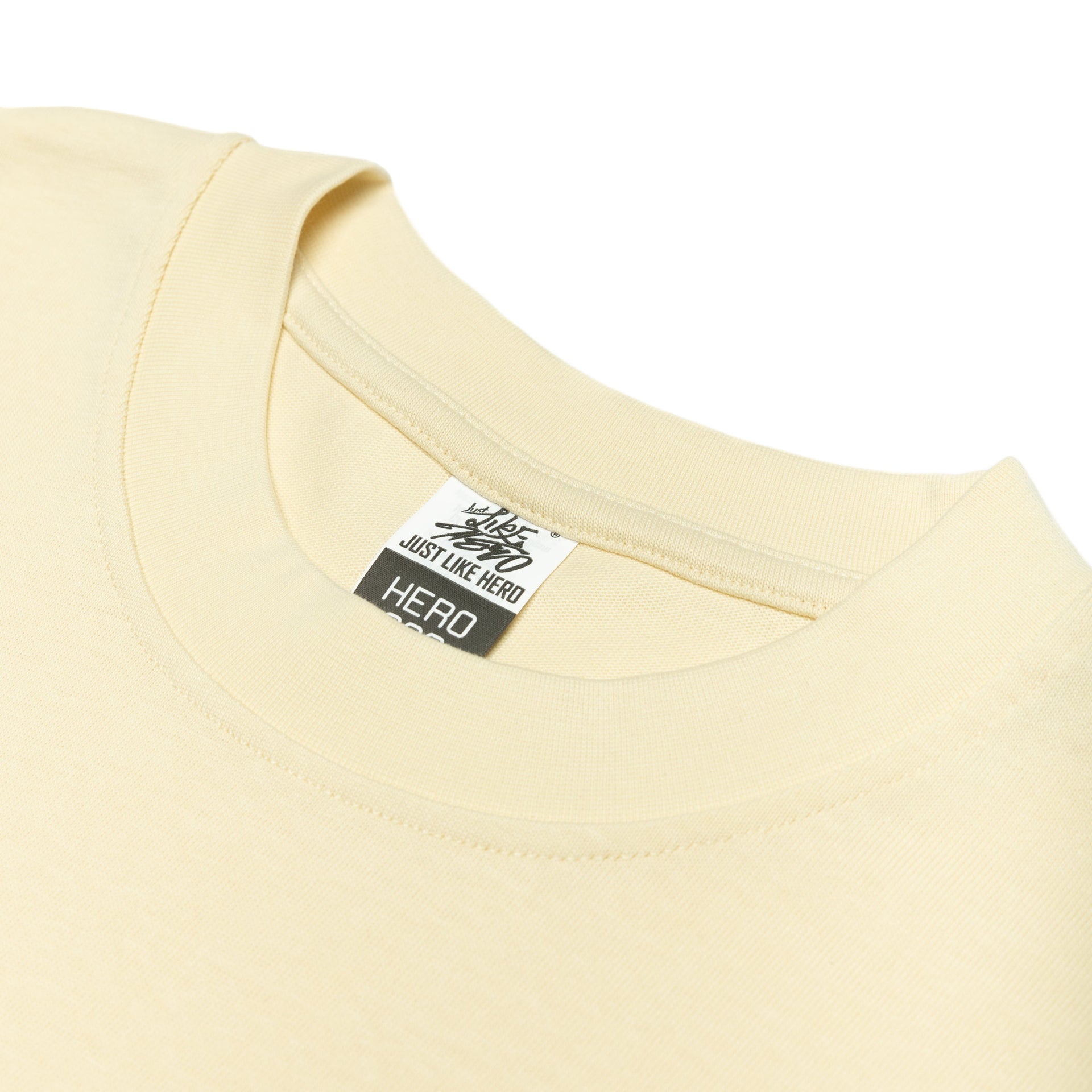 HERO-300 Unisex Super Heavy Oversized Tee - Ivory 300 Adult Black HERO Tops Unisex