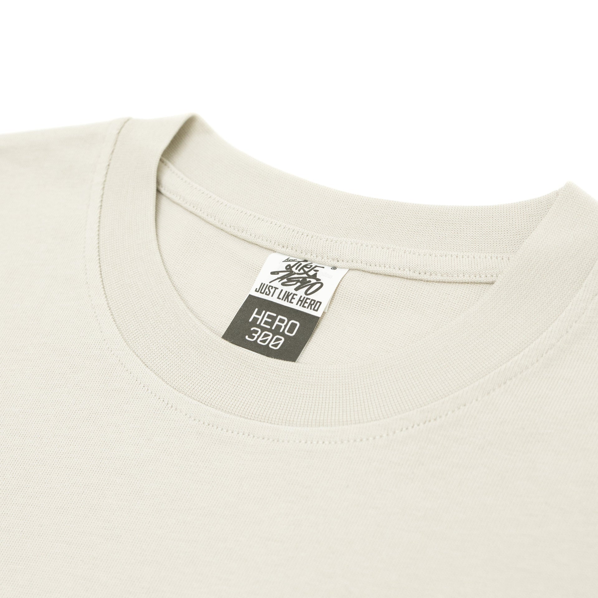 HERO-300 Unisex Super Heavy Oversized Tee - Icy Rock 300 Adult Black HERO Tops Unisex