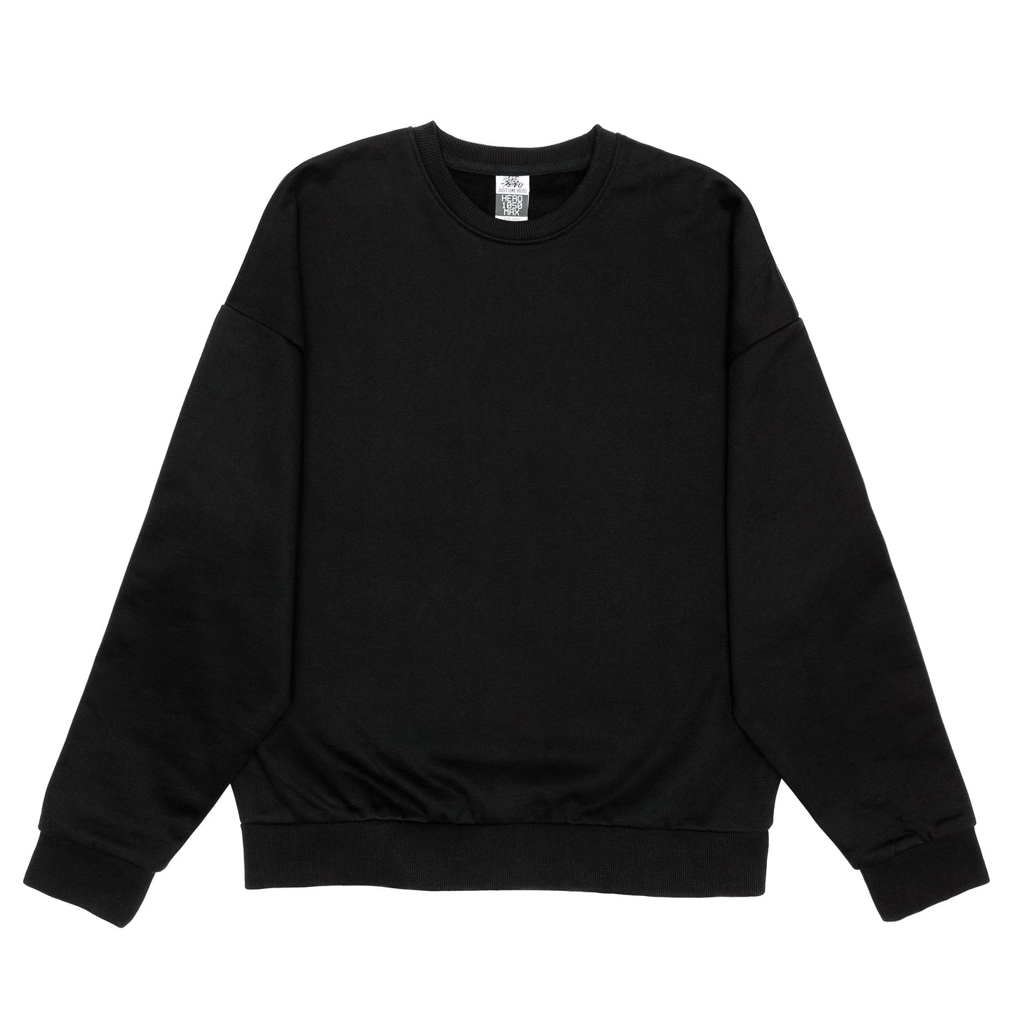 HERO-1050 MAX Unisex Blank Crewneck Sweatshirt - Black