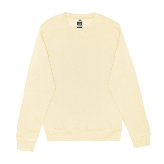 HERO-1020 Unisex Blank Crewneck Sweatshirt - Ivory