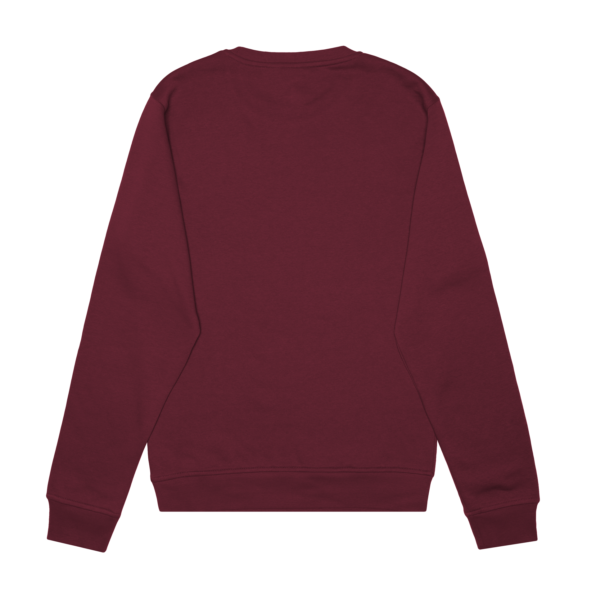 HERO-1020 Unisex Blank Crewneck Sweatshirt - Maroon 1020 Adult Crewneck HERO Red Tops Unisex