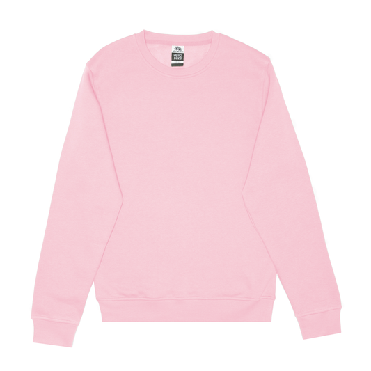 HERO-1020 Unisex Blank Crewneck Sweatshirt - Pink