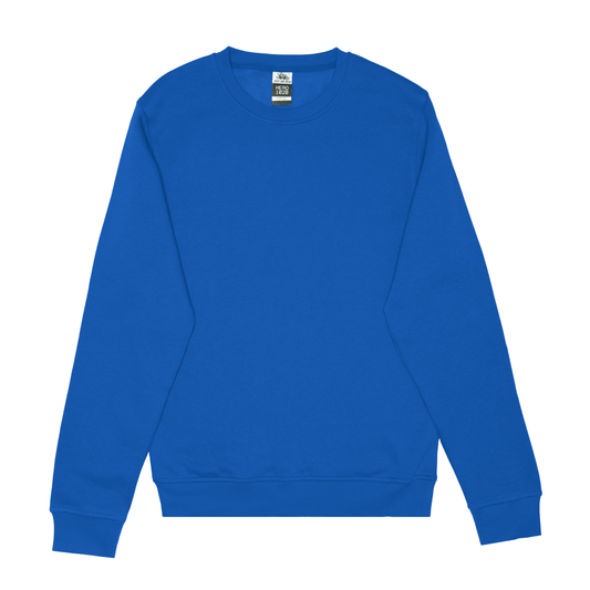 HERO-1020 Unisex Blank Crewneck Sweatshirt - Royal Blue