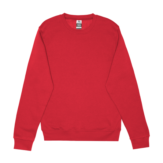 HERO-1020 Unisex Blank Crewneck Sweatshirt - Red