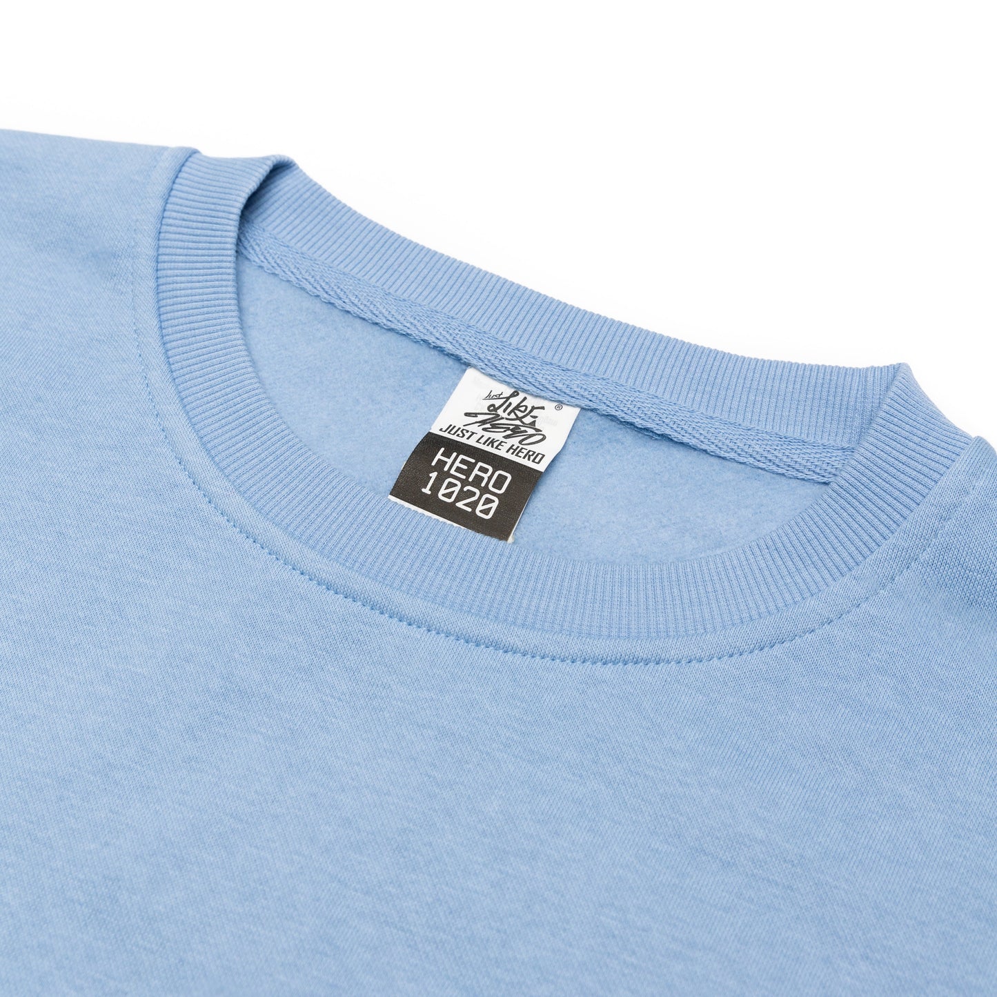 HERO-1020 Unisex Blank Crewneck Sweatshirt - Sky Blue