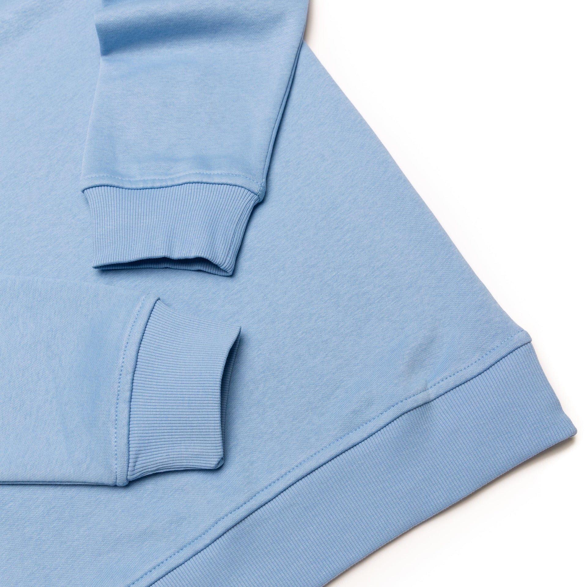 HERO-1020 Unisex Blank Crewneck Sweatshirt - Sky Blue 1020 2021 S/S Adult Blue Crewneck HERO New Tops Unisex