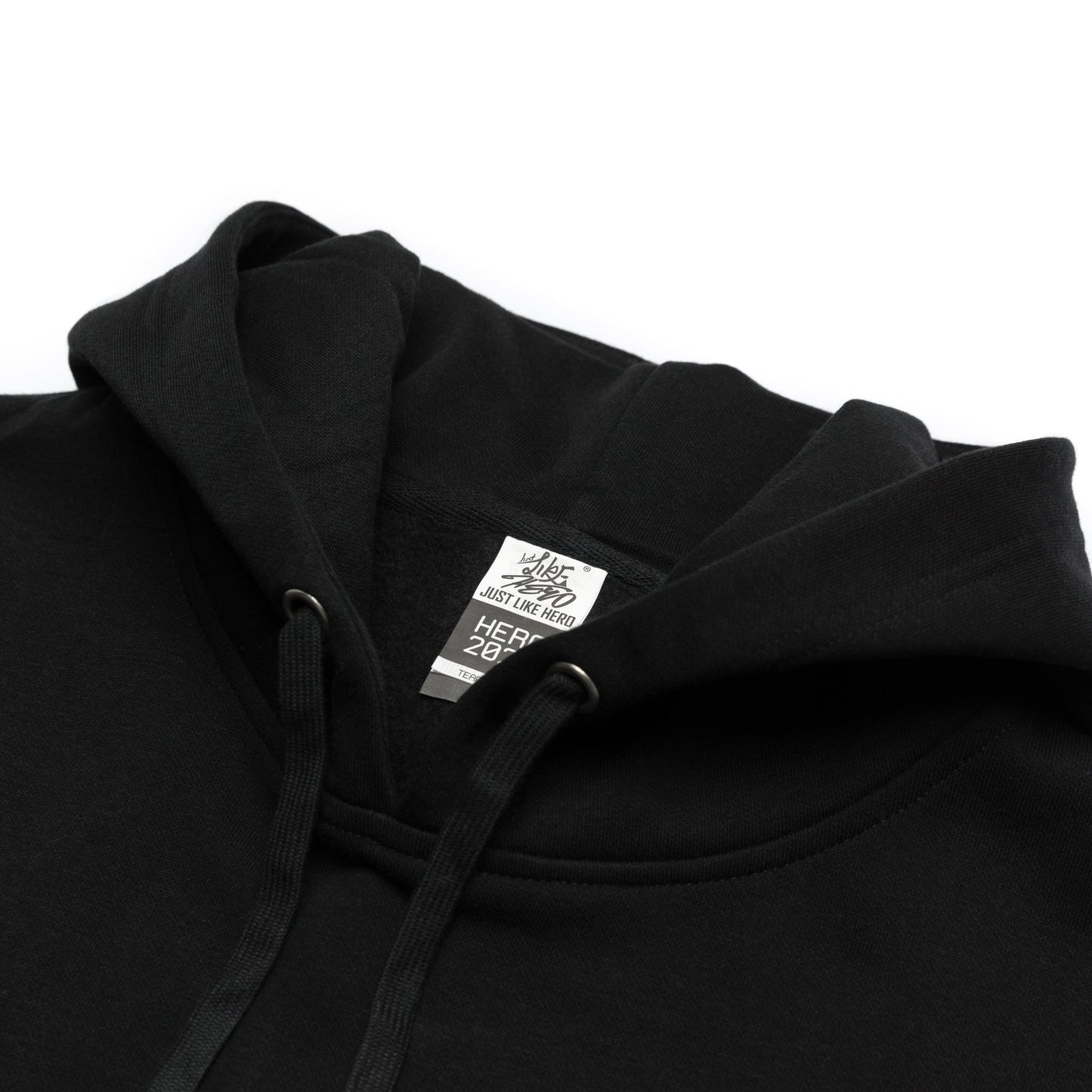 HERO-2020 Unisex Blank Hoodie - Black