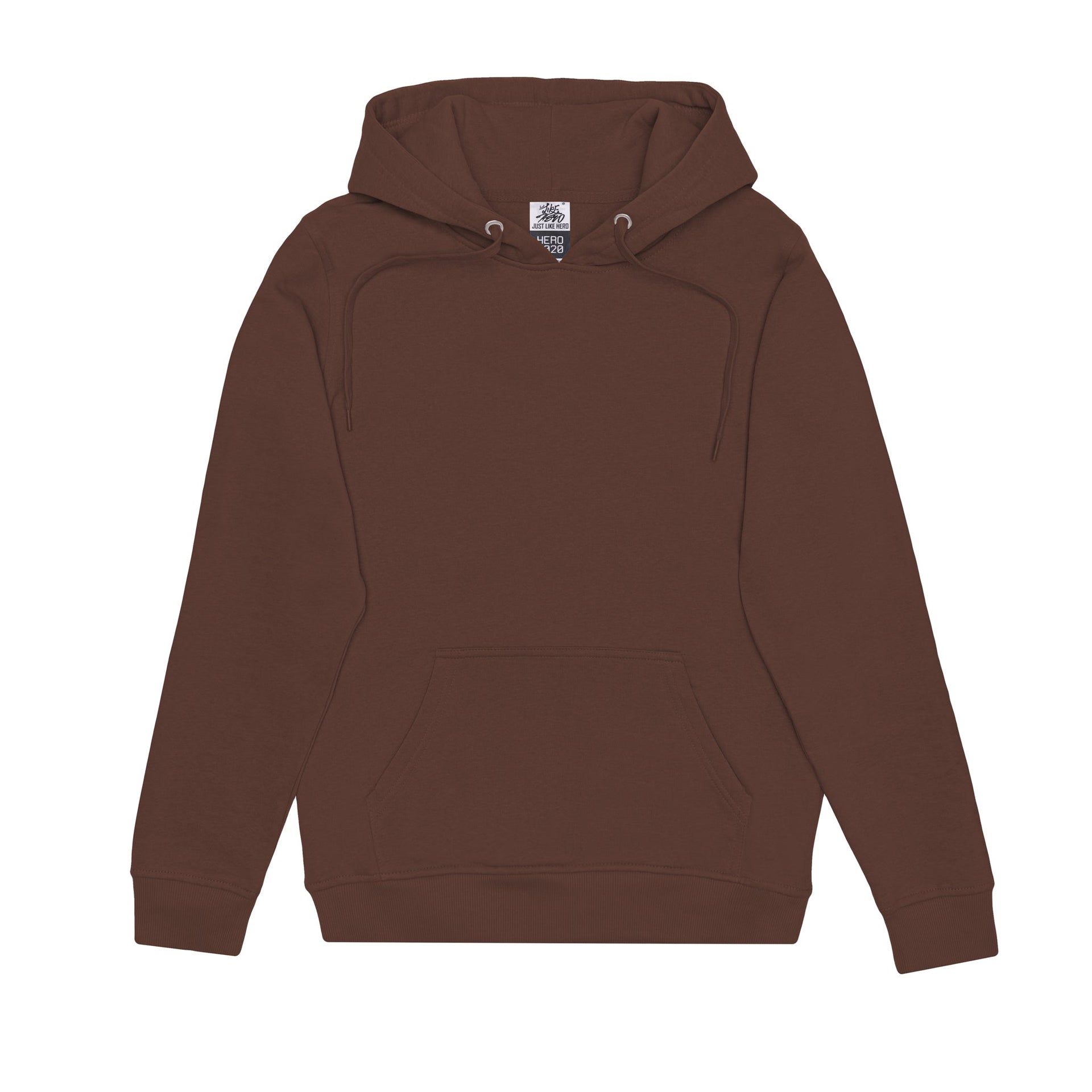 HERO-2020 Unisex Blank Hoodie - Cocoa 2020 2021 F/W Adult HERO New Tops Unisex