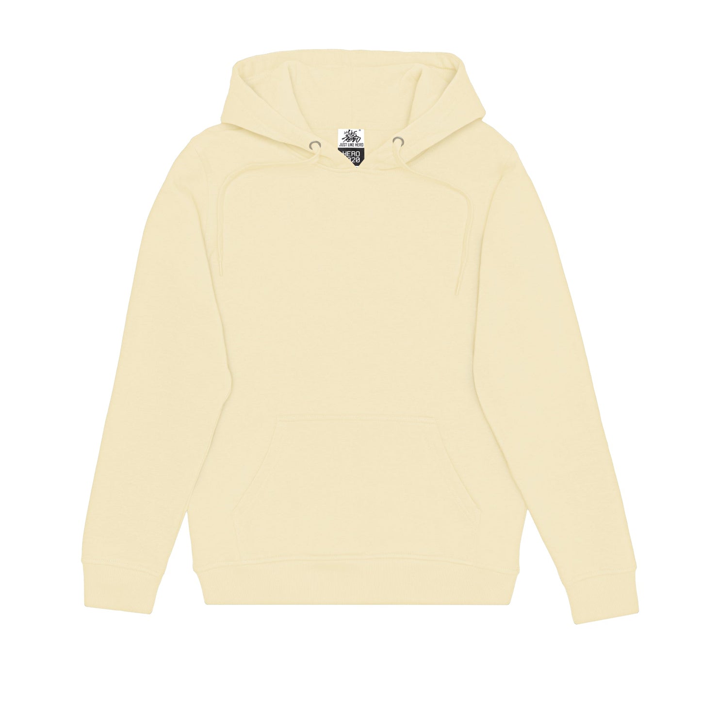 HERO-2020 Unisex Blank Hoodie - Ivory