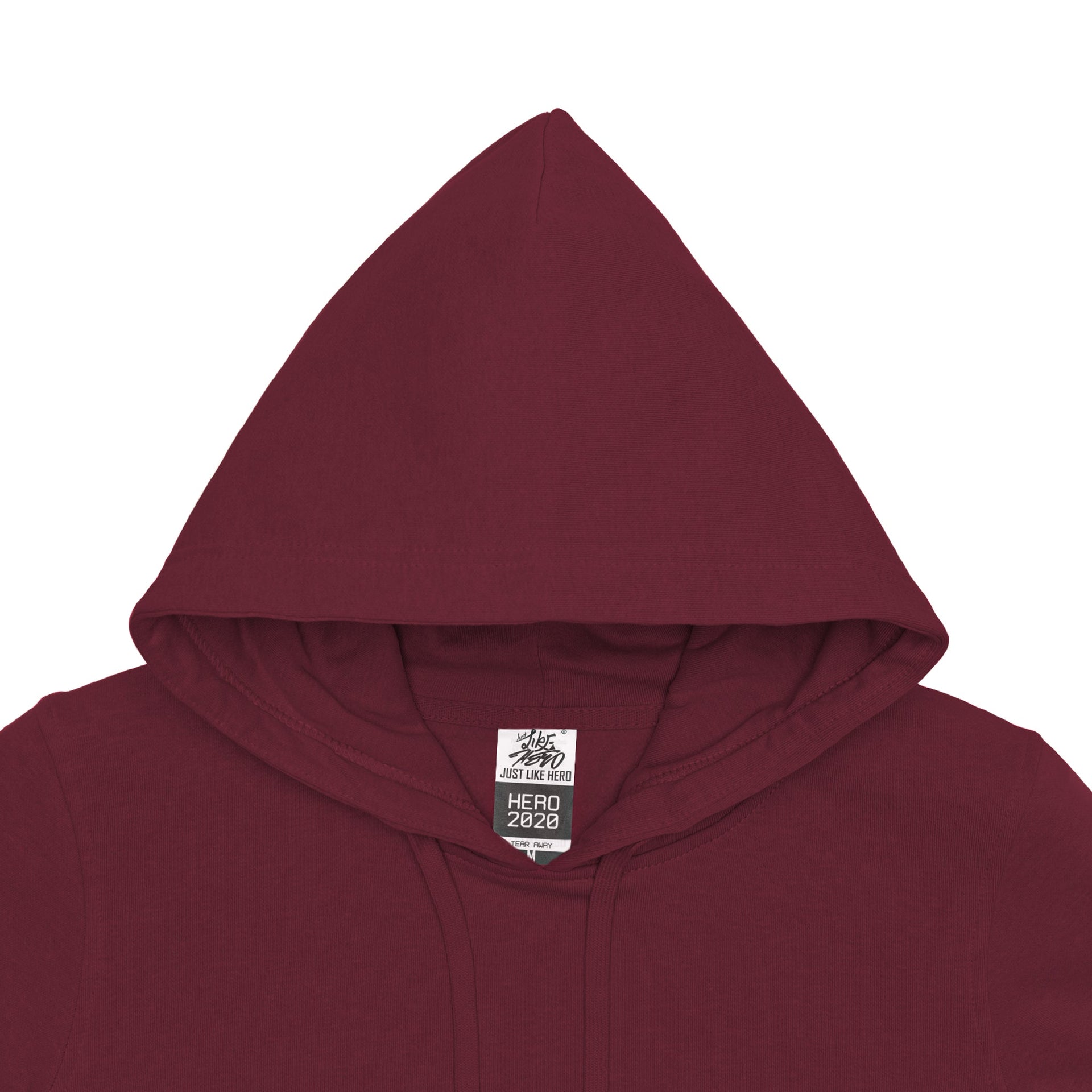 HERO-2020 Unisex Blank Hoodie - Maroon 2020 Adult HERO Red Tops Unisex