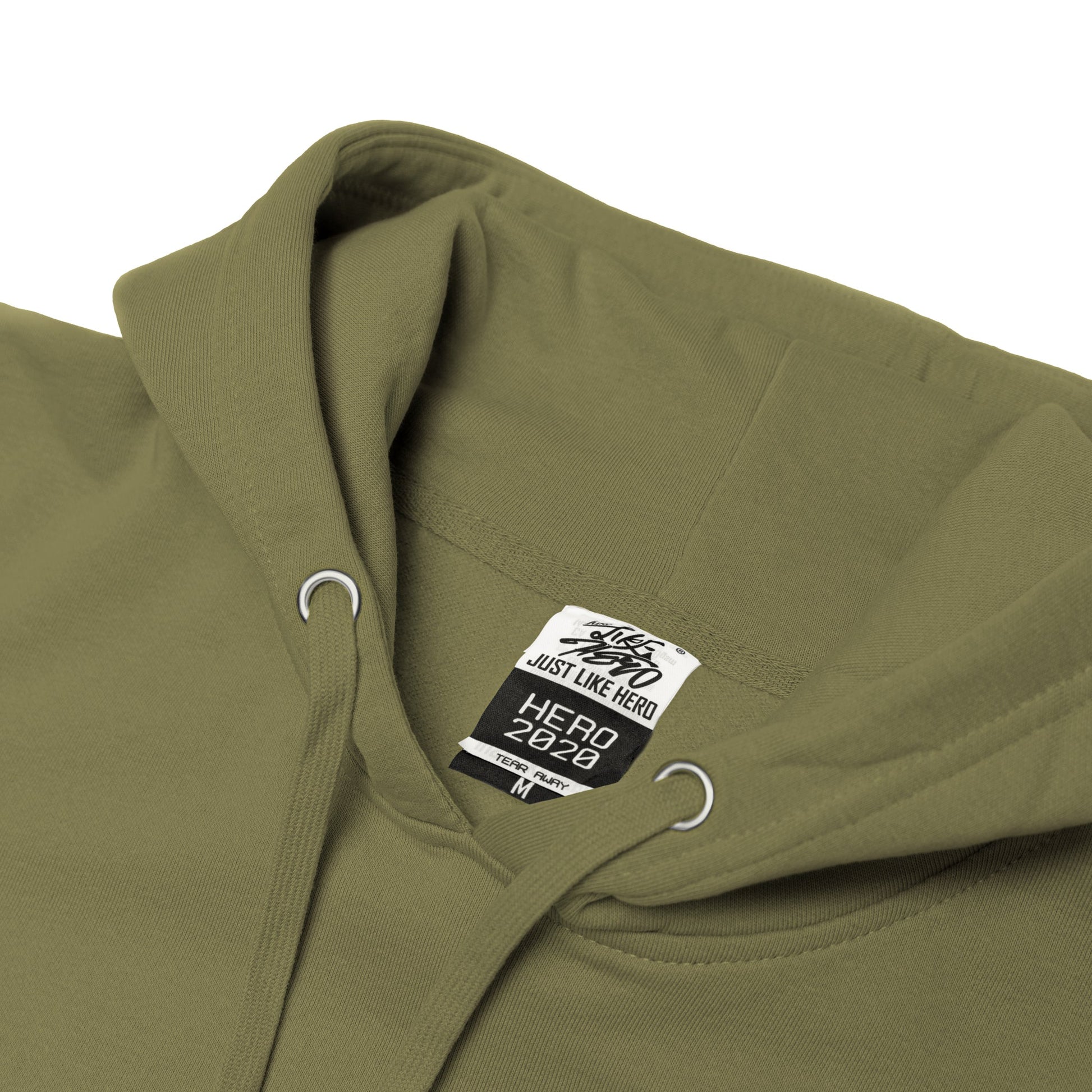 HERO-2020 Unisex Blank Hoodie - Olive 2020 2021 F/W 2XL Adult HERO L M S Tops Unisex XL XS