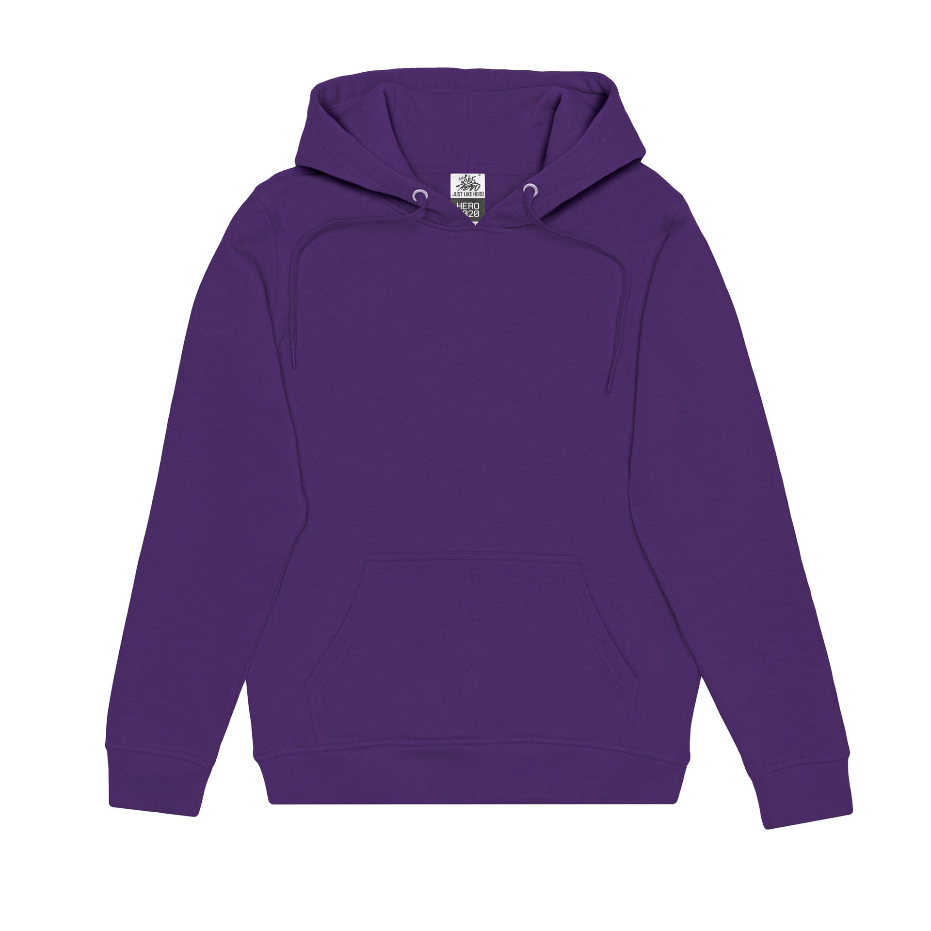 HERO-2020 Unisex Blank Hoodie - Purple 2020 Adult HERO Purple Tops Unisex