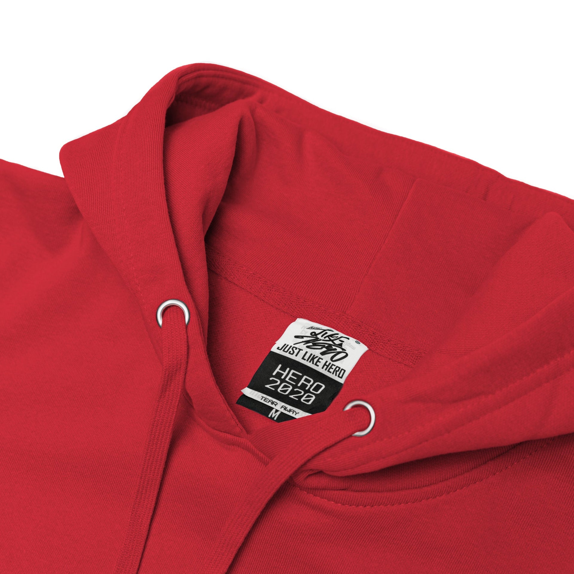 HERO-2020 Unisex Blank Hoodie - Red 2020 Adult HERO Red Tops Unisex