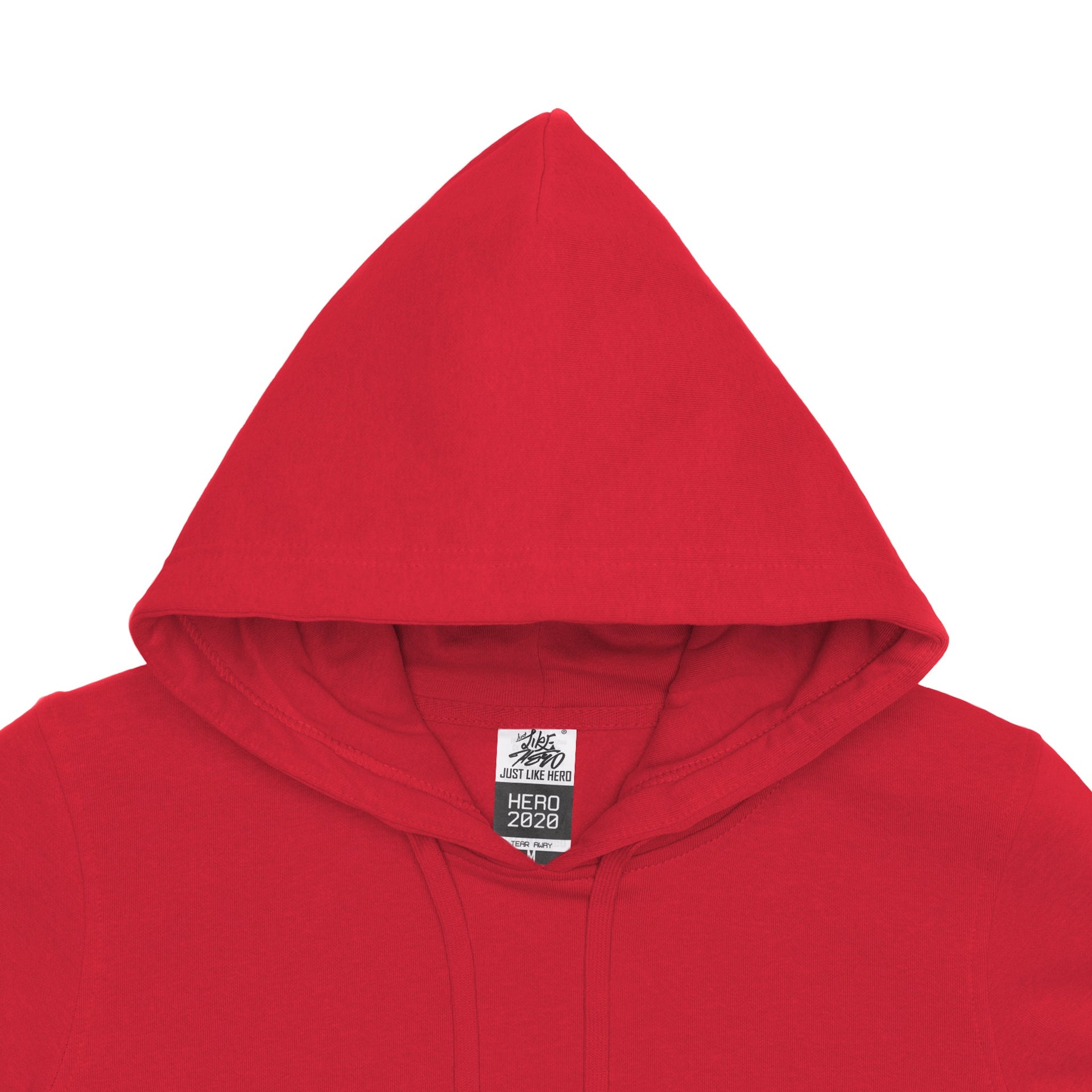 HERO-2020 Unisex Blank Hoodie - Red 2020 Adult HERO Red Tops Unisex