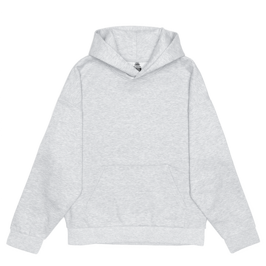 HERO-2050 MAX Unisex Blank Hoodie - Ash Heather