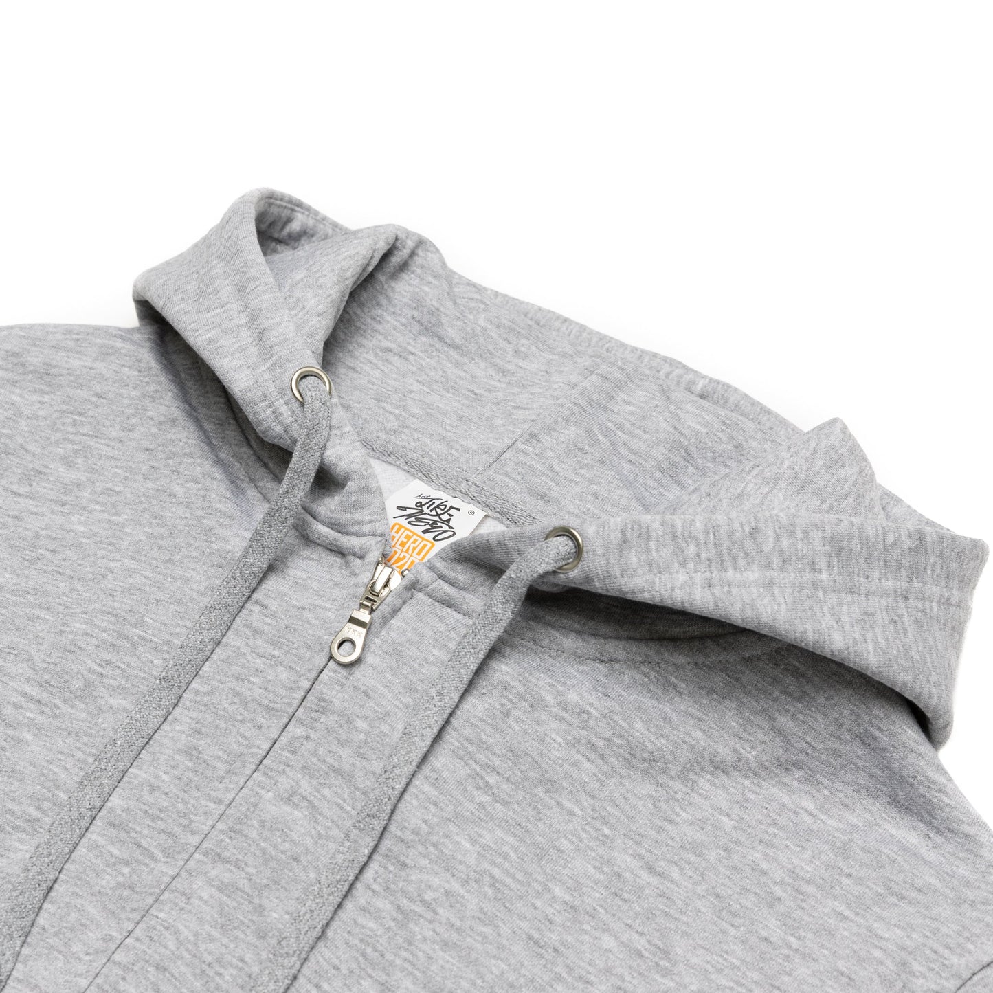 HERO-3020 Unisex Full Zip Hoodie - Sport Grey