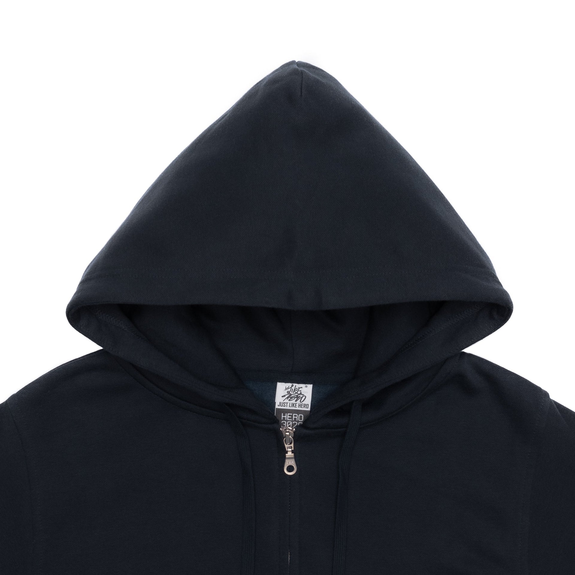 HERO-3020 Unisex Full Zip Hoodie - Navy Blue 3020 Adult Blue Full-Zip HERO Tops Unisex