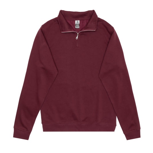 HERO-4020 Unisex Quarter Zip Sweatshirt - Maroon