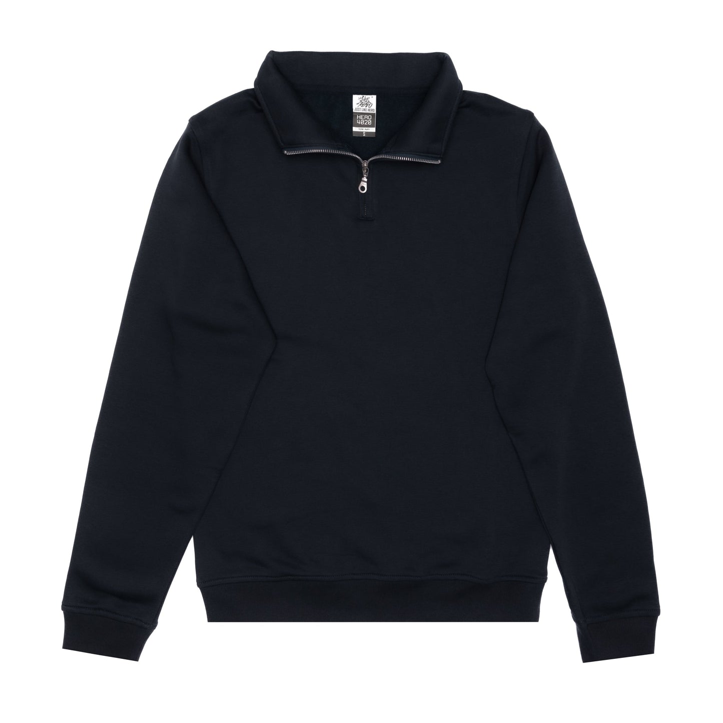 HERO-4020 Unisex Quarter Zip Sweatshirt - Navy Blue