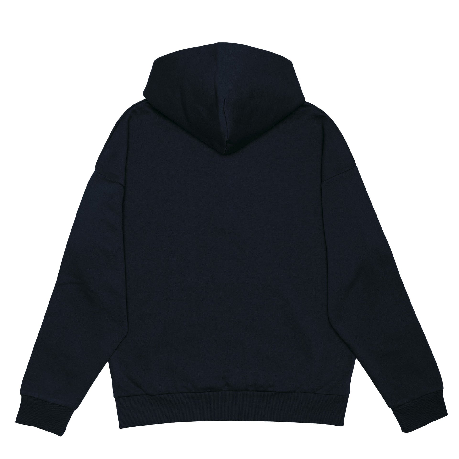 HERO-4220 Unisex Drop Shoulder Scuba 1/2 Zip Hoodie - Navy Blue 4220 Adult Black HERO Tops Unisex