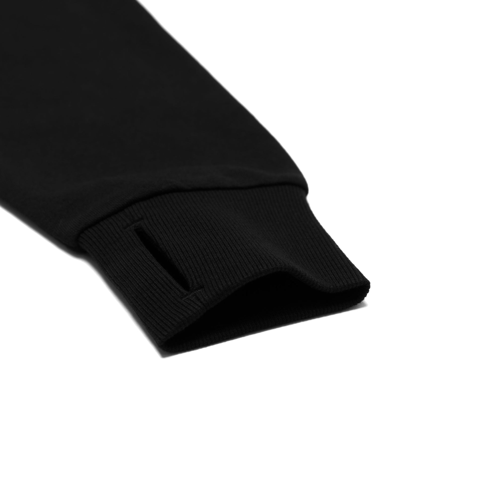 HERO-4220C Cropped Drop Shoulder Scuba 1/2 Zip Hoodie - Black 4220C Adult Black HERO Tops Unisex