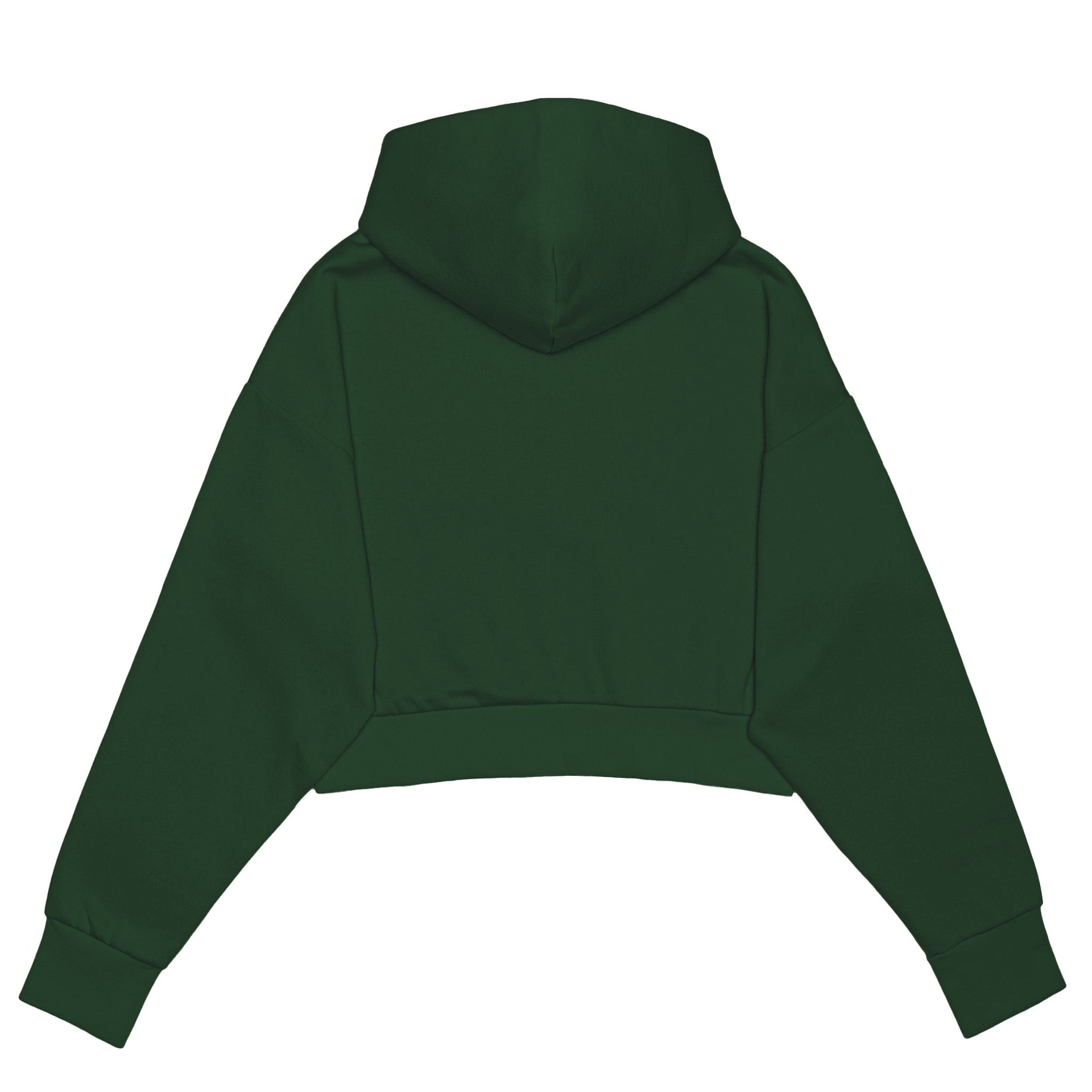 HERO-4220C Cropped Drop Shoulder Scuba 1/2 Zip Hoodie - Forest Green 4220C Adult Black HERO Tops Unisex
