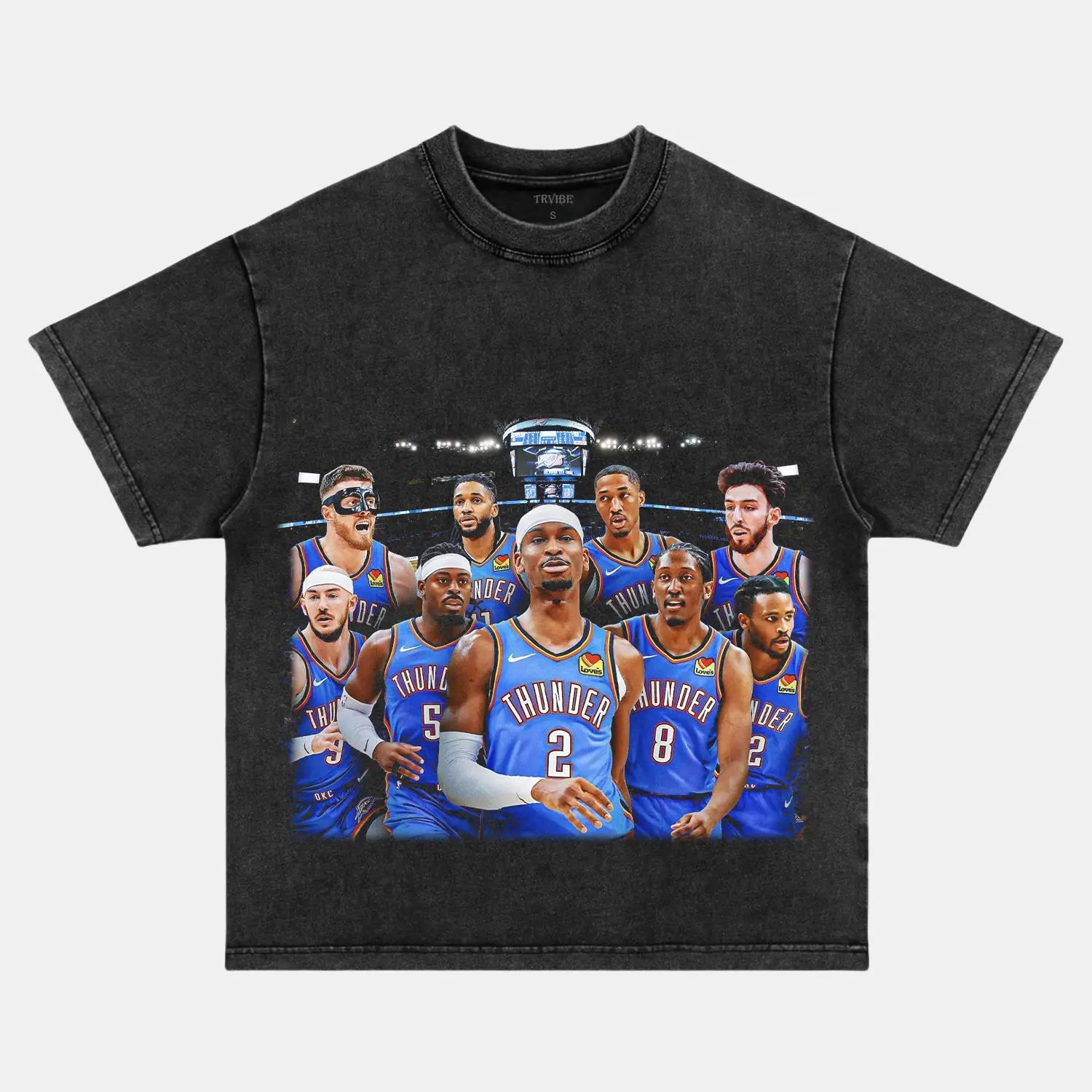 OKCTHUNDER VINTAGE CLOTHES 06.17 PEPPER TEE BASKETBALL NBA SPORT