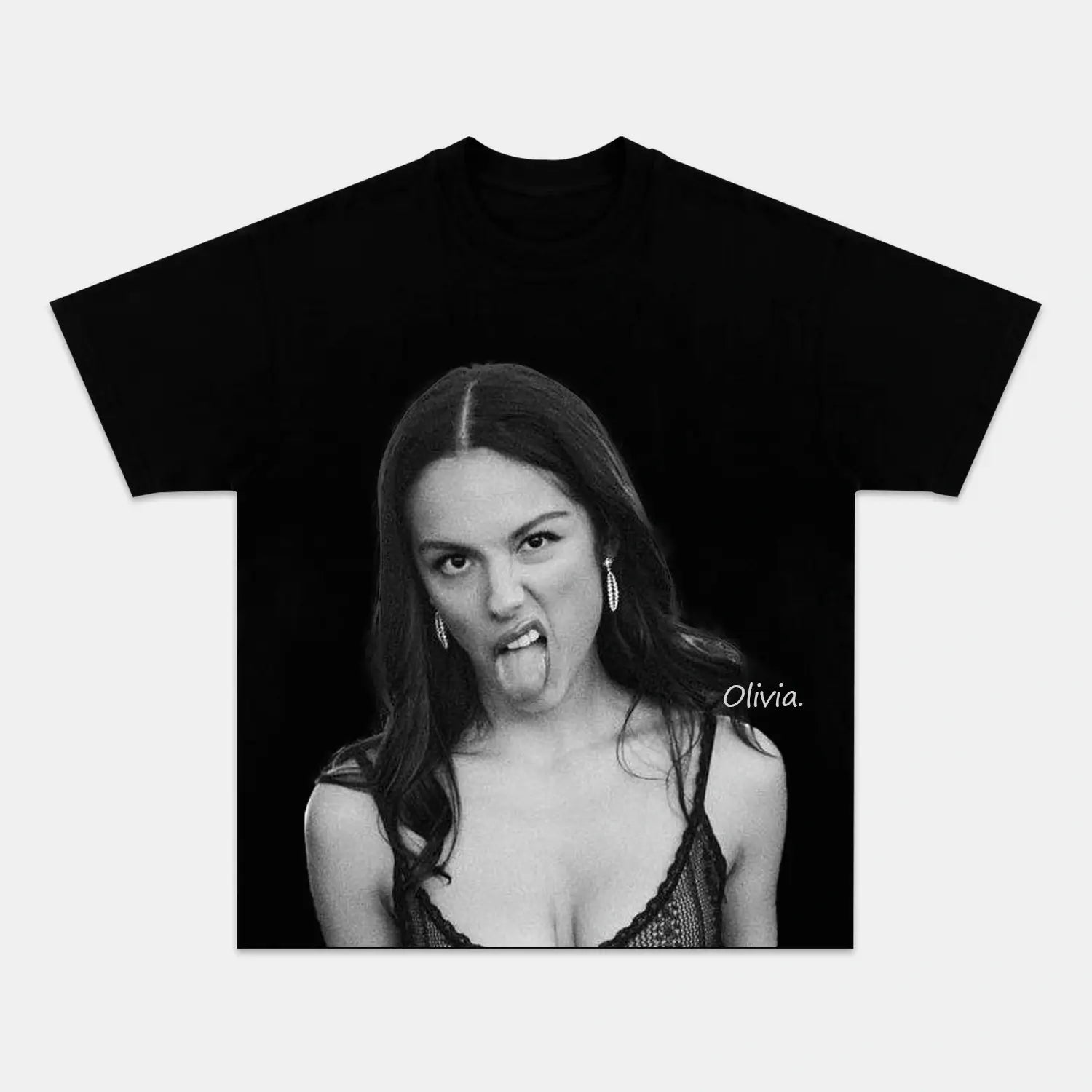 OLIVIA RODRIGO 3.0 TEE BLACK TEE HIP HOP MUSIC POP