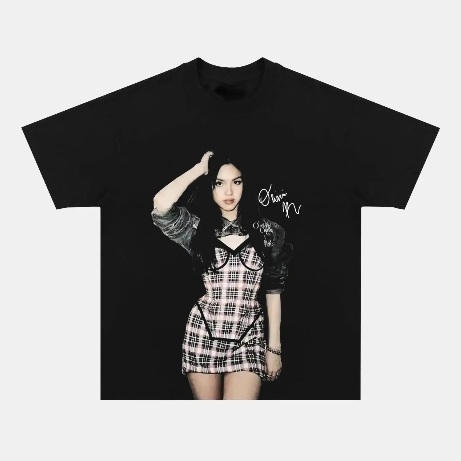 OLIVIA RODRIGO S4 TEE BLACK TEE MUSIC POP
