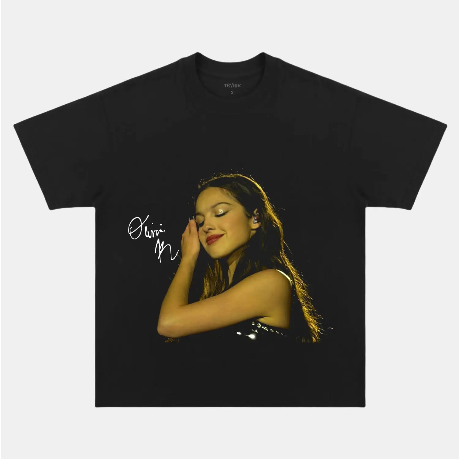 OLIVIA RODRIGO VINTAGE CLOTHES 11.0 BLACK TEE MOVIES MUSIC