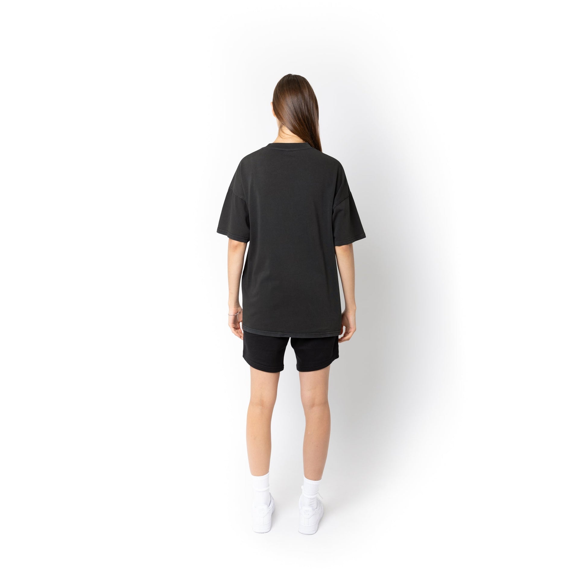 HERO-300 Unisex Super Heavy Oversized Tee - Acid Black 300 Adult Black HERO Tops Unisex