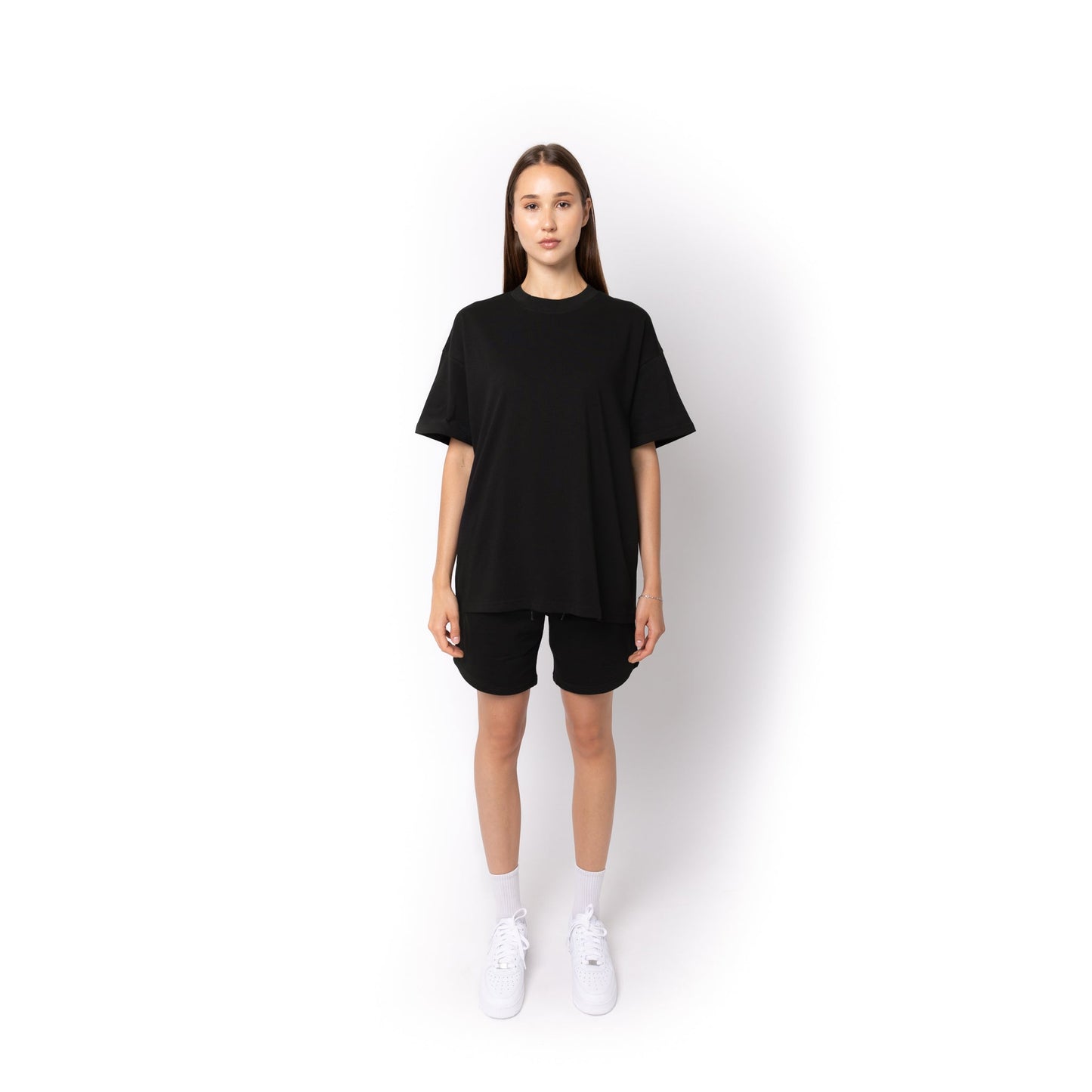 HERO-300 Unisex Super Heavy Oversized Tee - Black