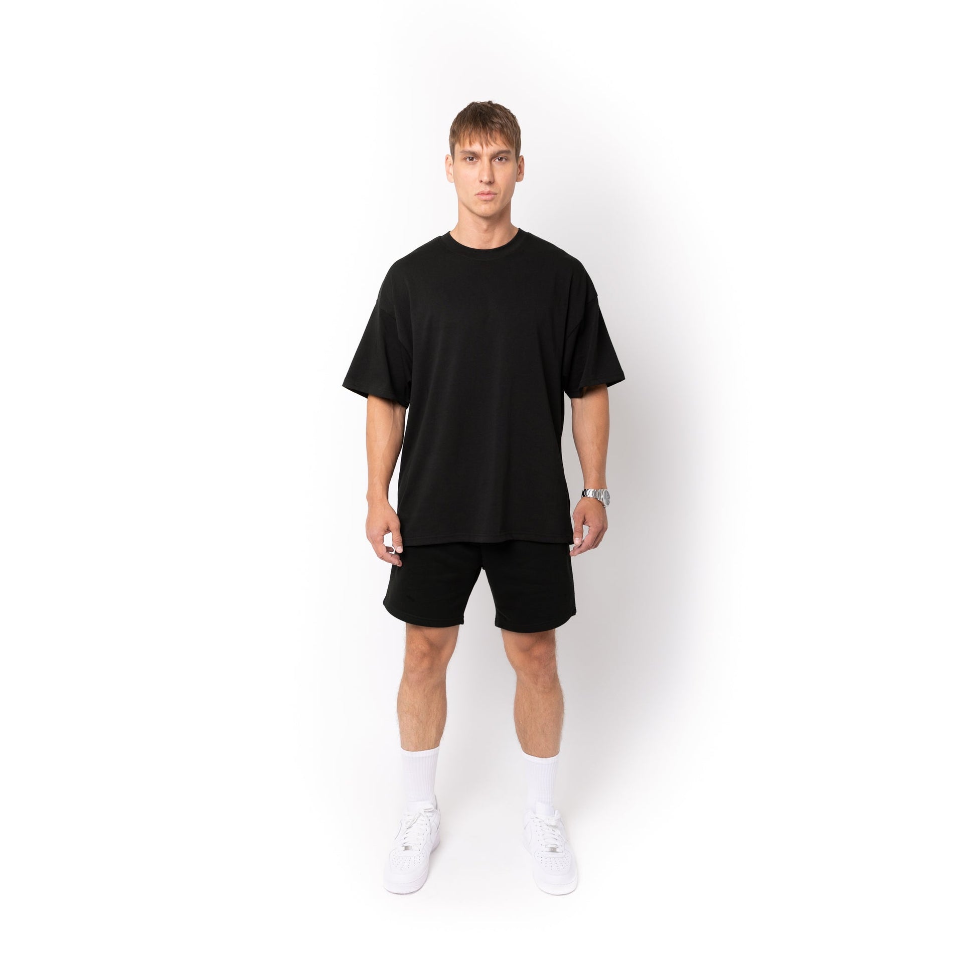 HERO-6020 7" Sweatshorts - Black 6020 Adult Bottoms HERO