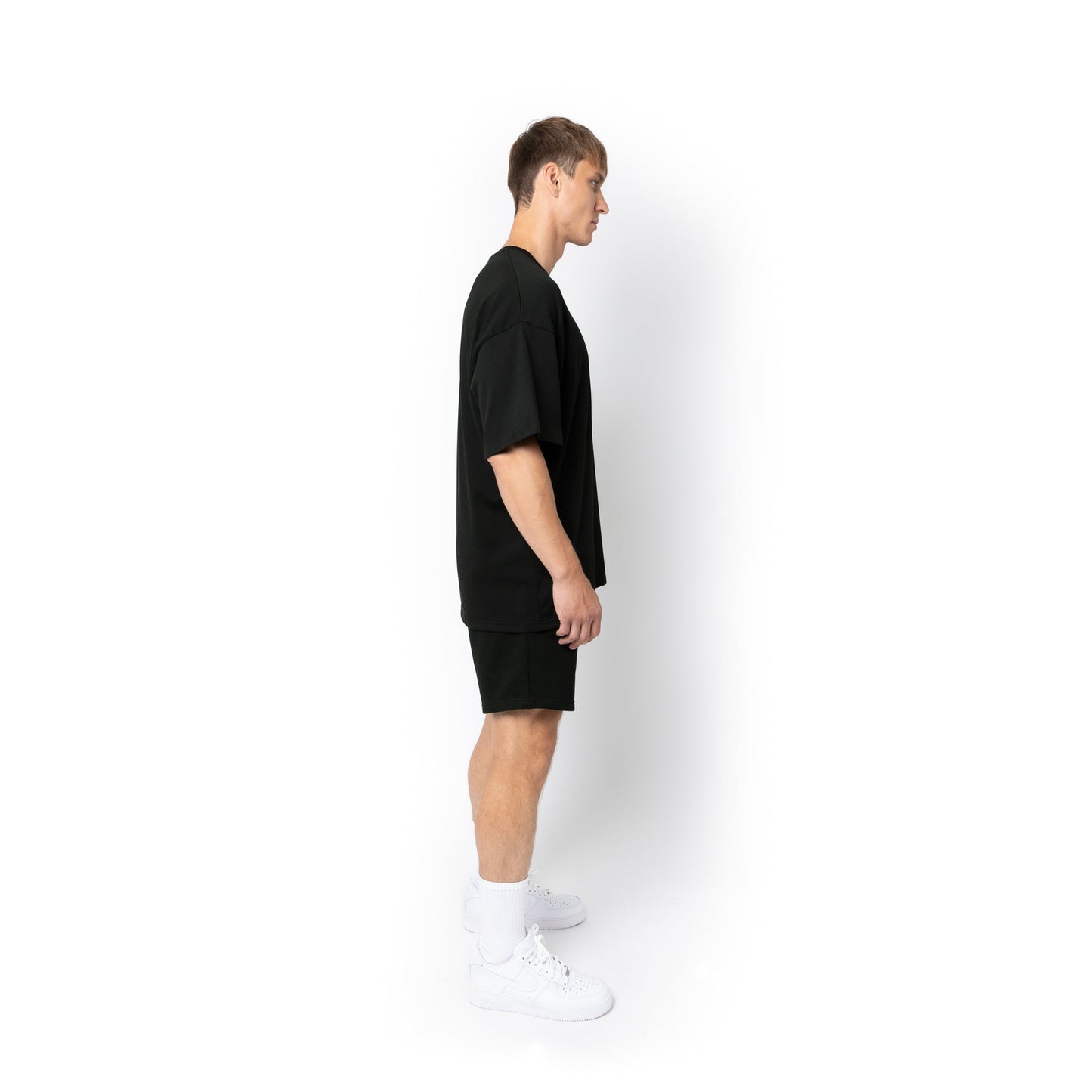 HERO-300 Unisex Super Heavy Oversized Tee - Black