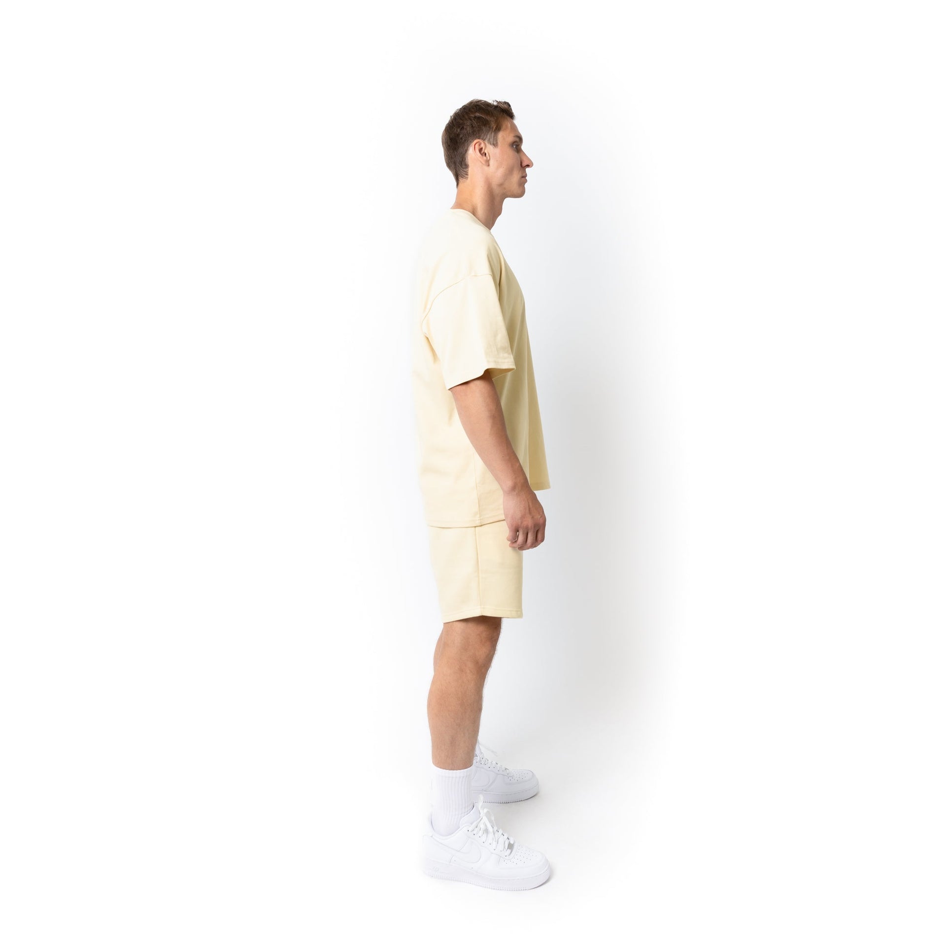 HERO-300 Unisex Super Heavy Oversized Tee - Ivory 300 Adult Black HERO Tops Unisex