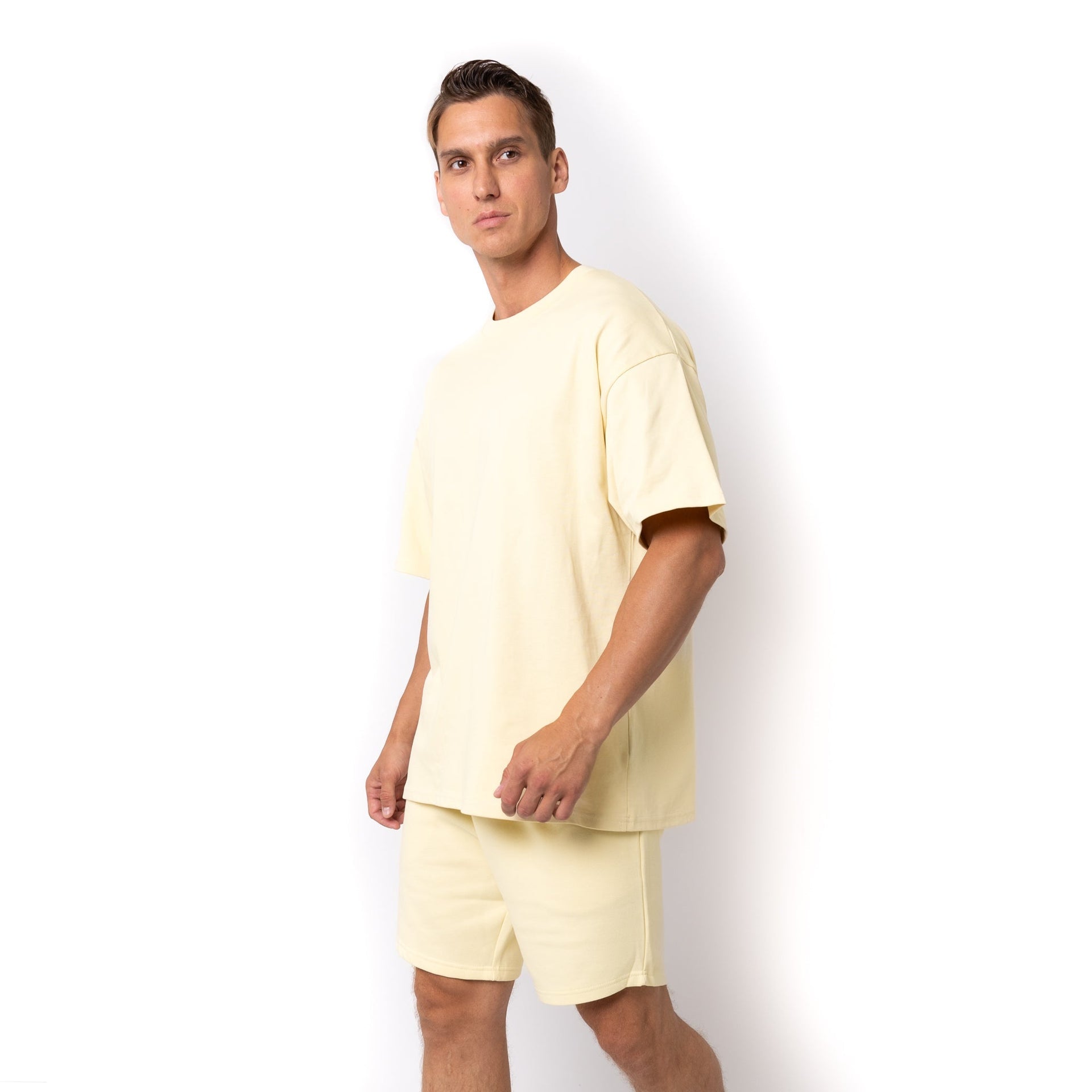 HERO-300 Unisex Super Heavy Oversized Tee - Ivory 300 Adult Black HERO Tops Unisex