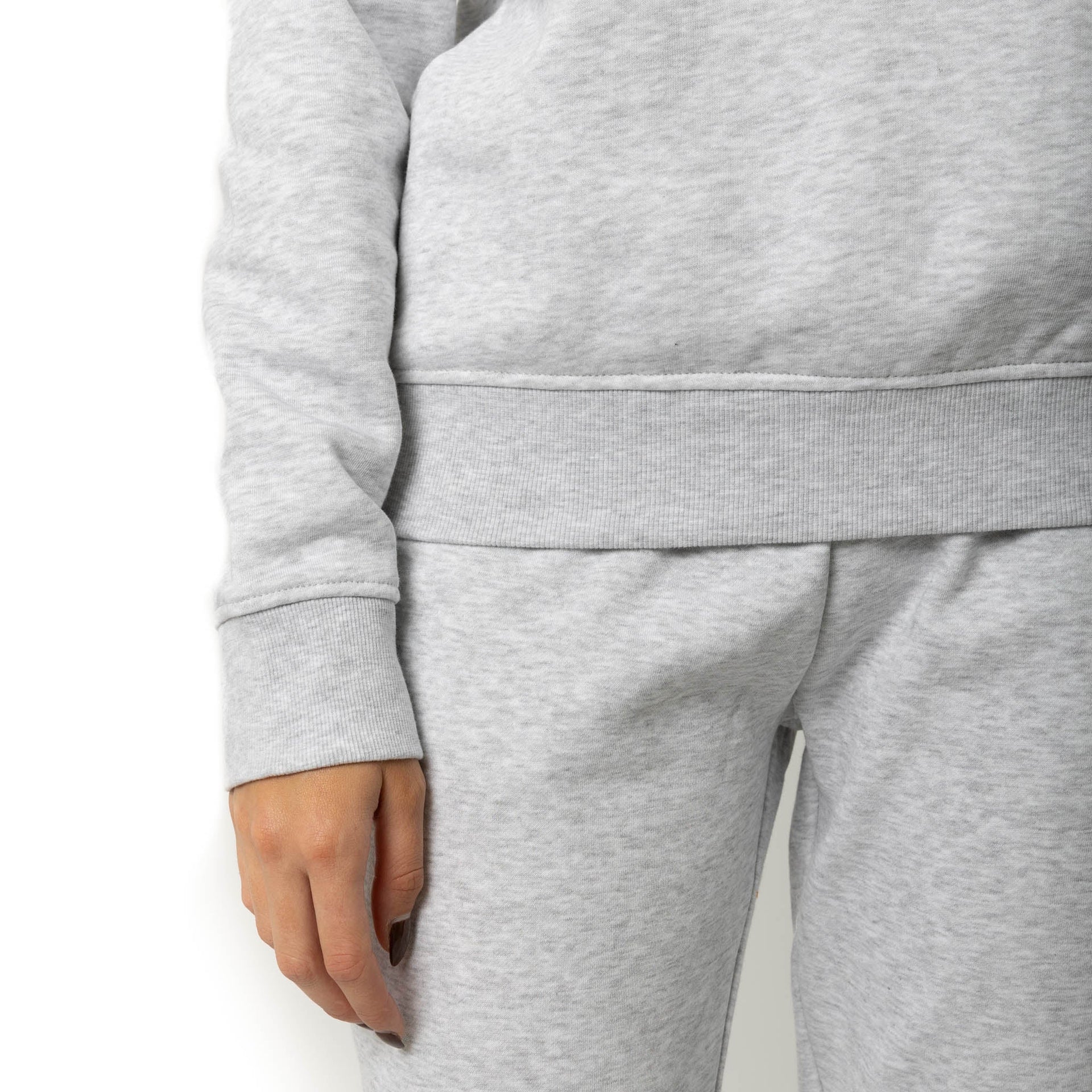 HERO-1020 Unisex Blank Crewneck Sweatshirt - Ash Heather 1020 2022 S/S Adult Crewneck Grey HERO New Tops Unisex