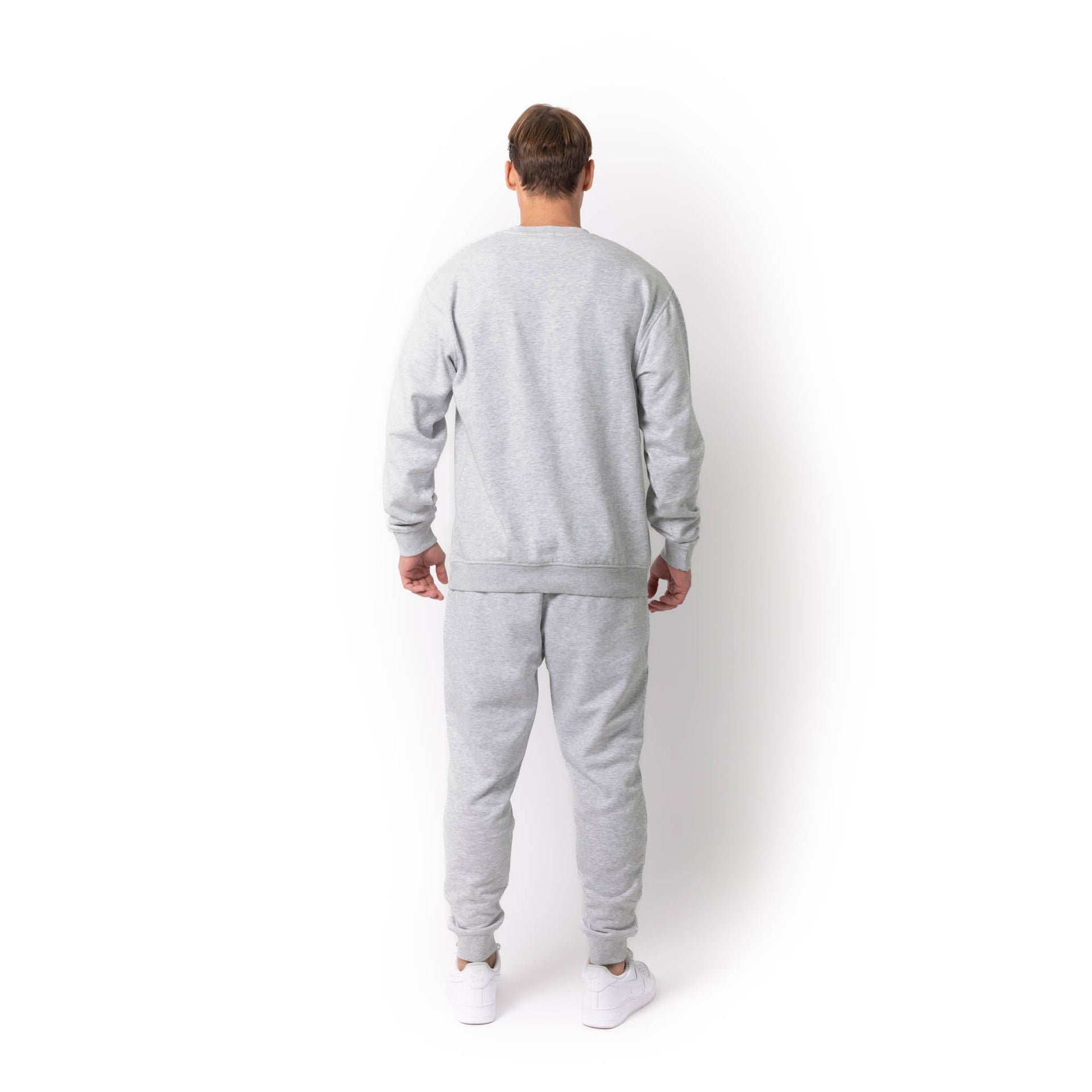 HERO-1020 Unisex Blank Crewneck Sweatshirt - Ash Heather 1020 2022 S/S Adult Crewneck Grey HERO New Tops Unisex