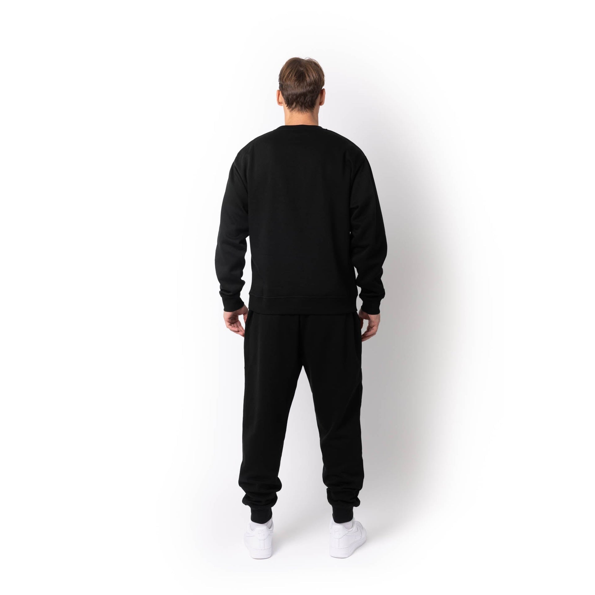 HERO-1020 Unisex Blank Crewneck Sweatshirt - Black 1020 Adult Black Crewneck HERO Tops Unisex