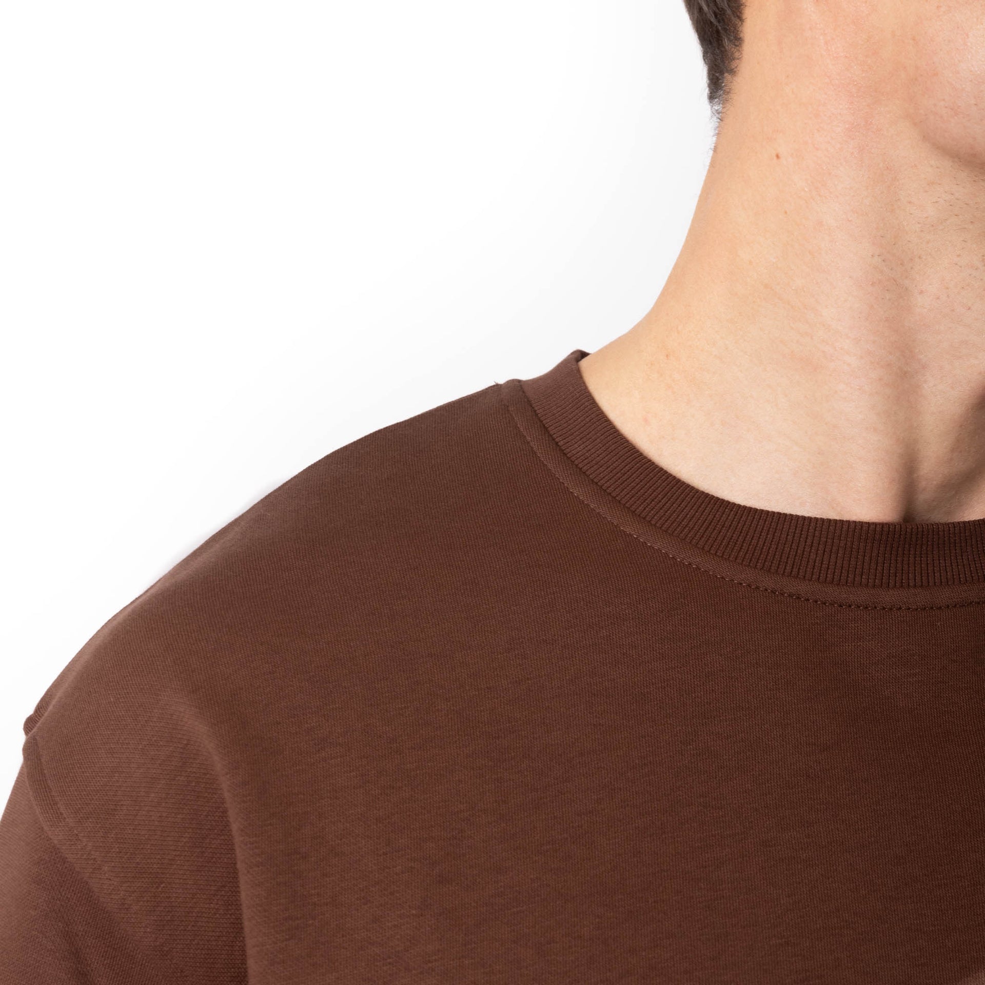 HERO-1020 Unisex Blank Crewneck Sweatshirt - Cocoa 1020 2021 F/W Adult Crewneck HERO New Tops Unisex